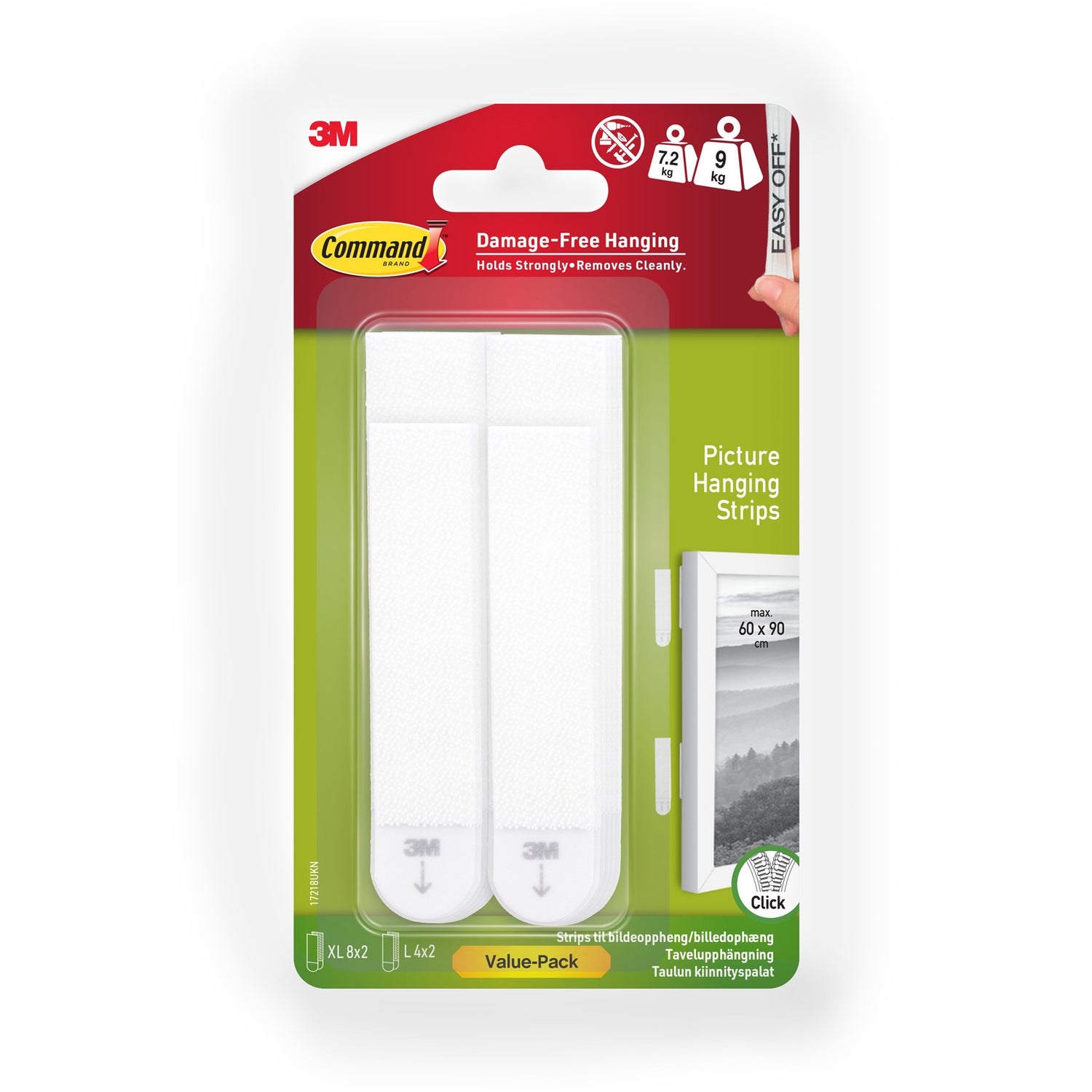 Homebase command strips top