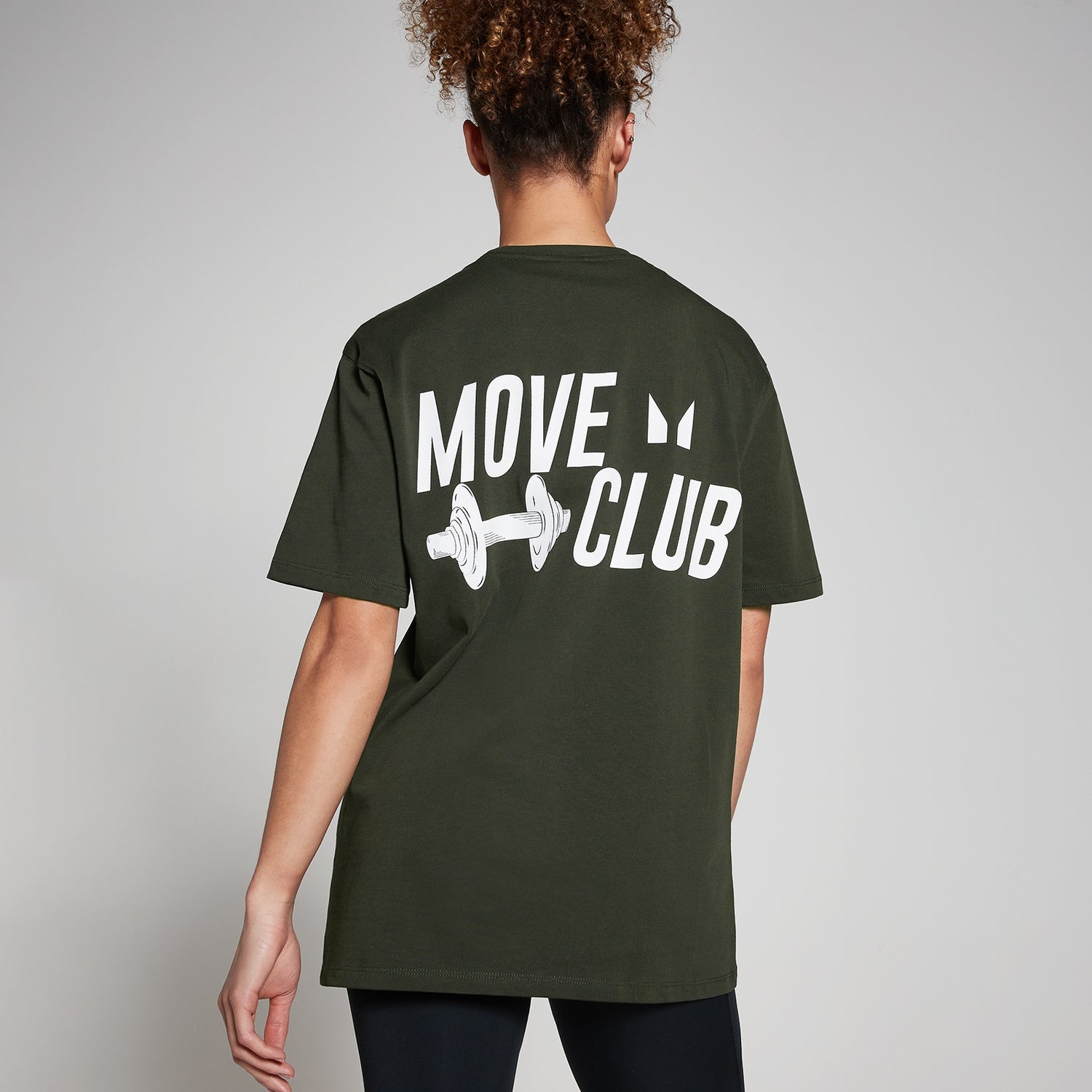 Оверсайз футболка MP Move Club — зеленый цвет - XXL-XXXL