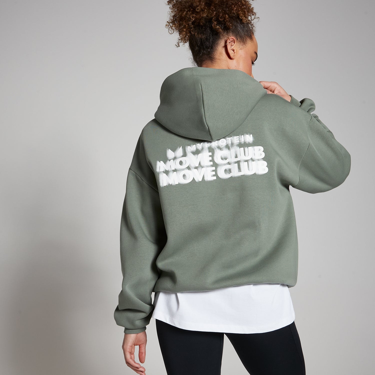 MP Move Club Graphic Hoodie - Moss Green