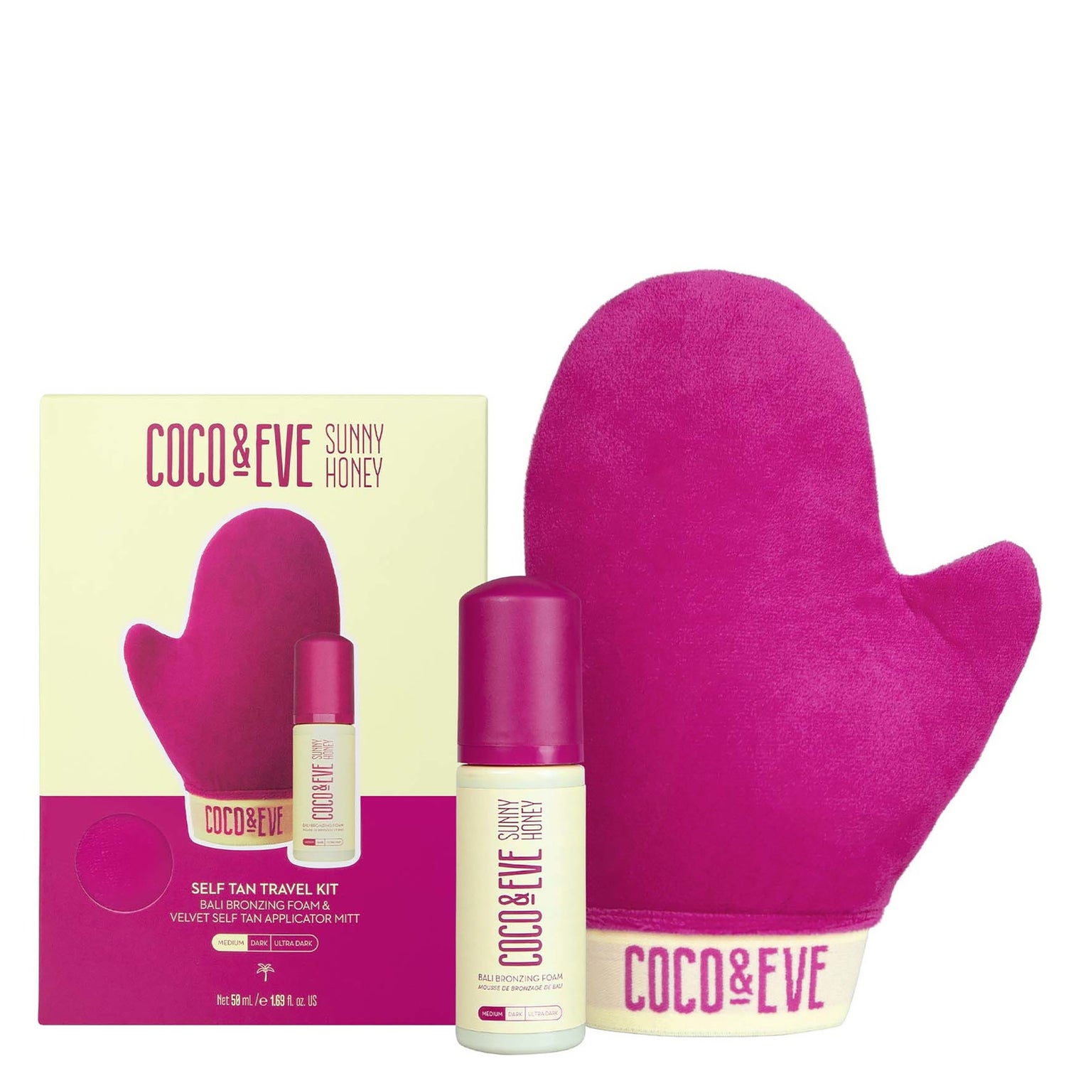 Coco & Eve Self Tan Travel Kit - Medium