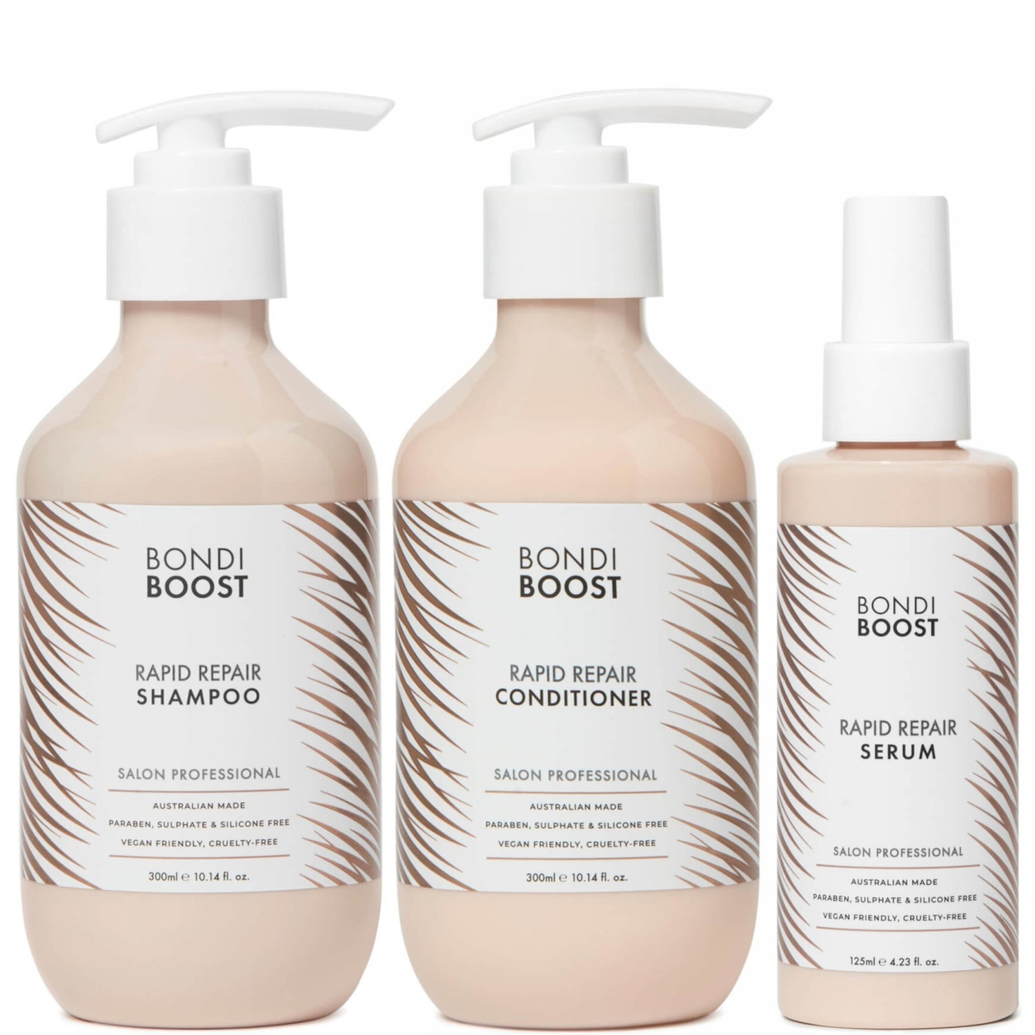 BondiBoost Rapid Repair Care Plus Serum Trio