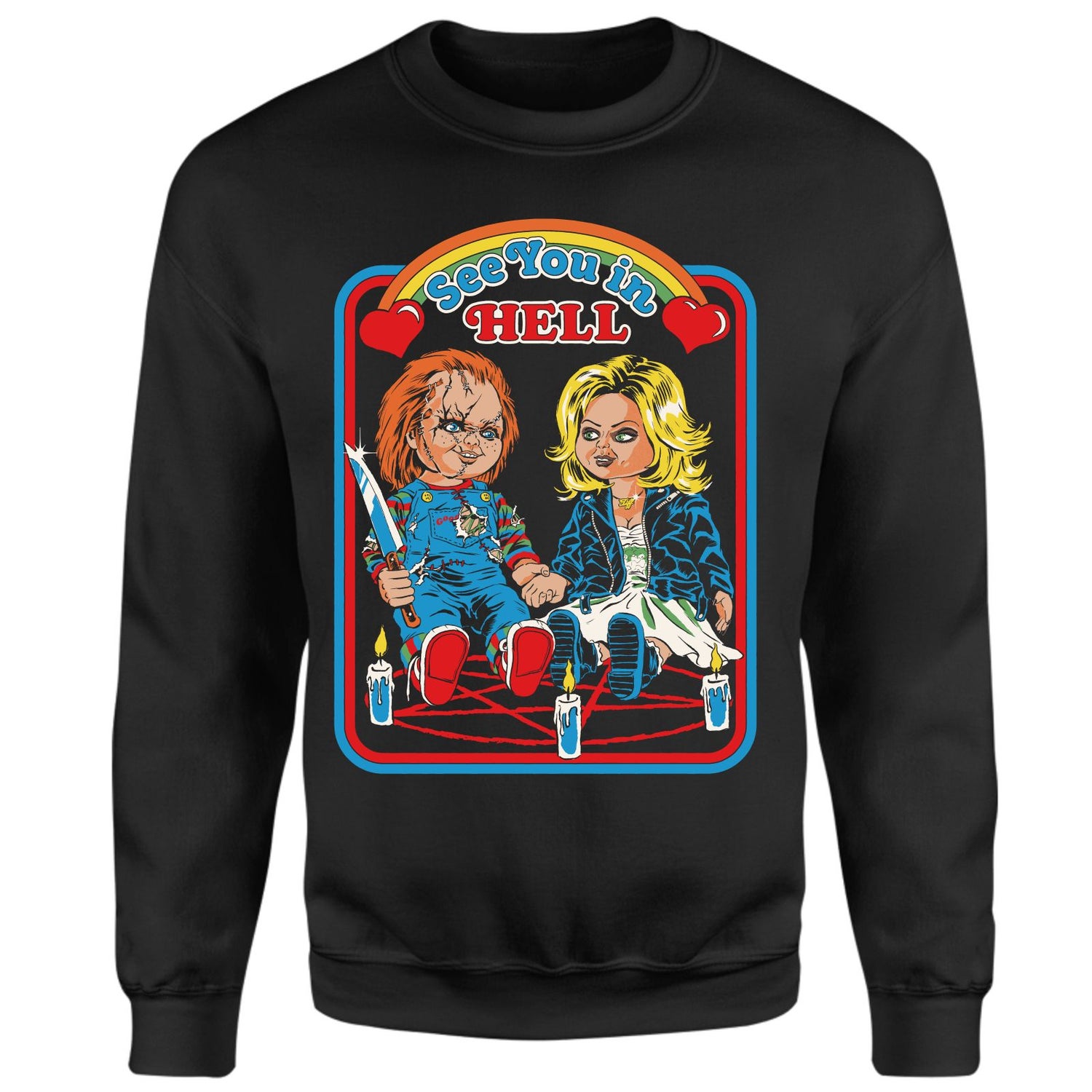 Steven Rhodes Chucky See You In Hell Sweatshirt - Black