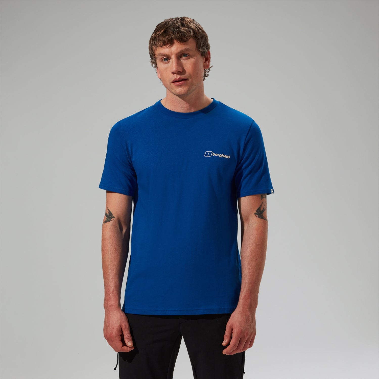 Men s Art Short Sleeve T Shirt Blue Berghaus