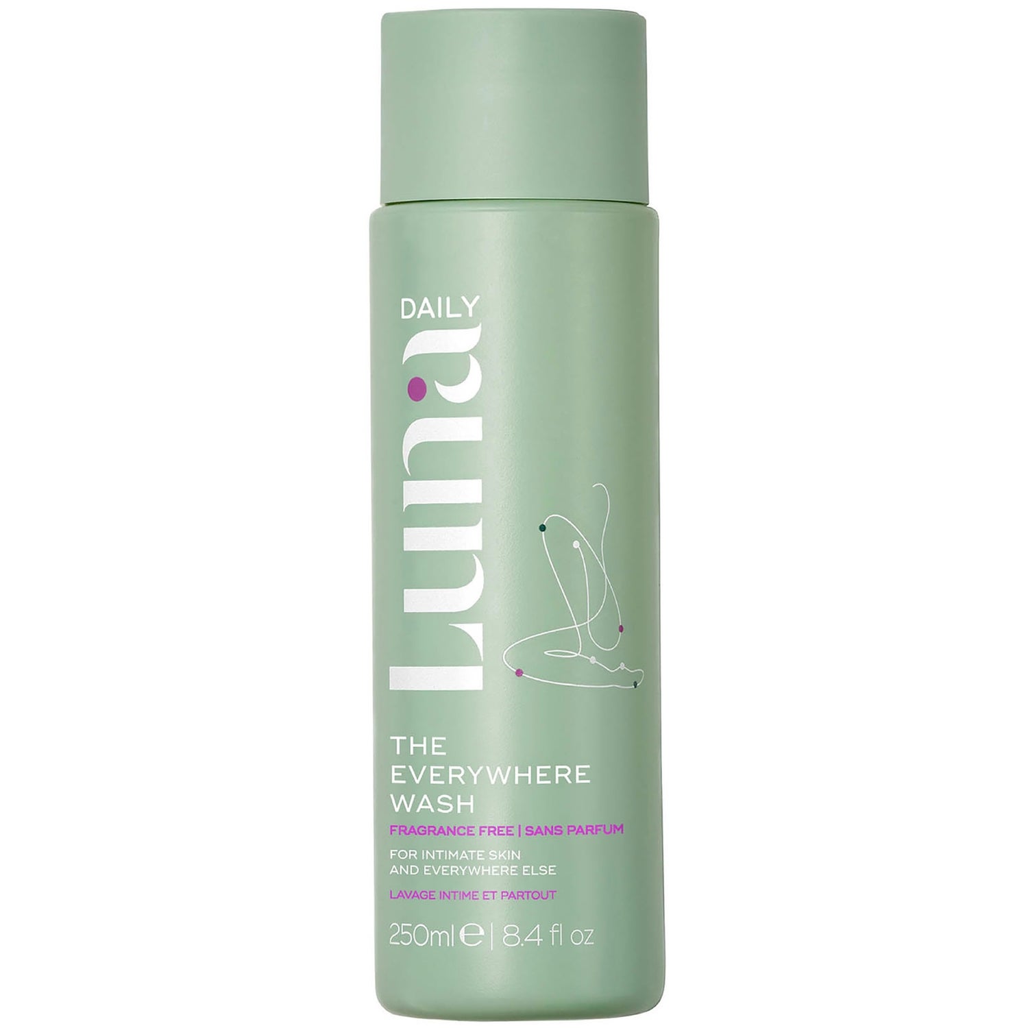 Luna Daily The Everywhere Wash Fragrance Free 250ml