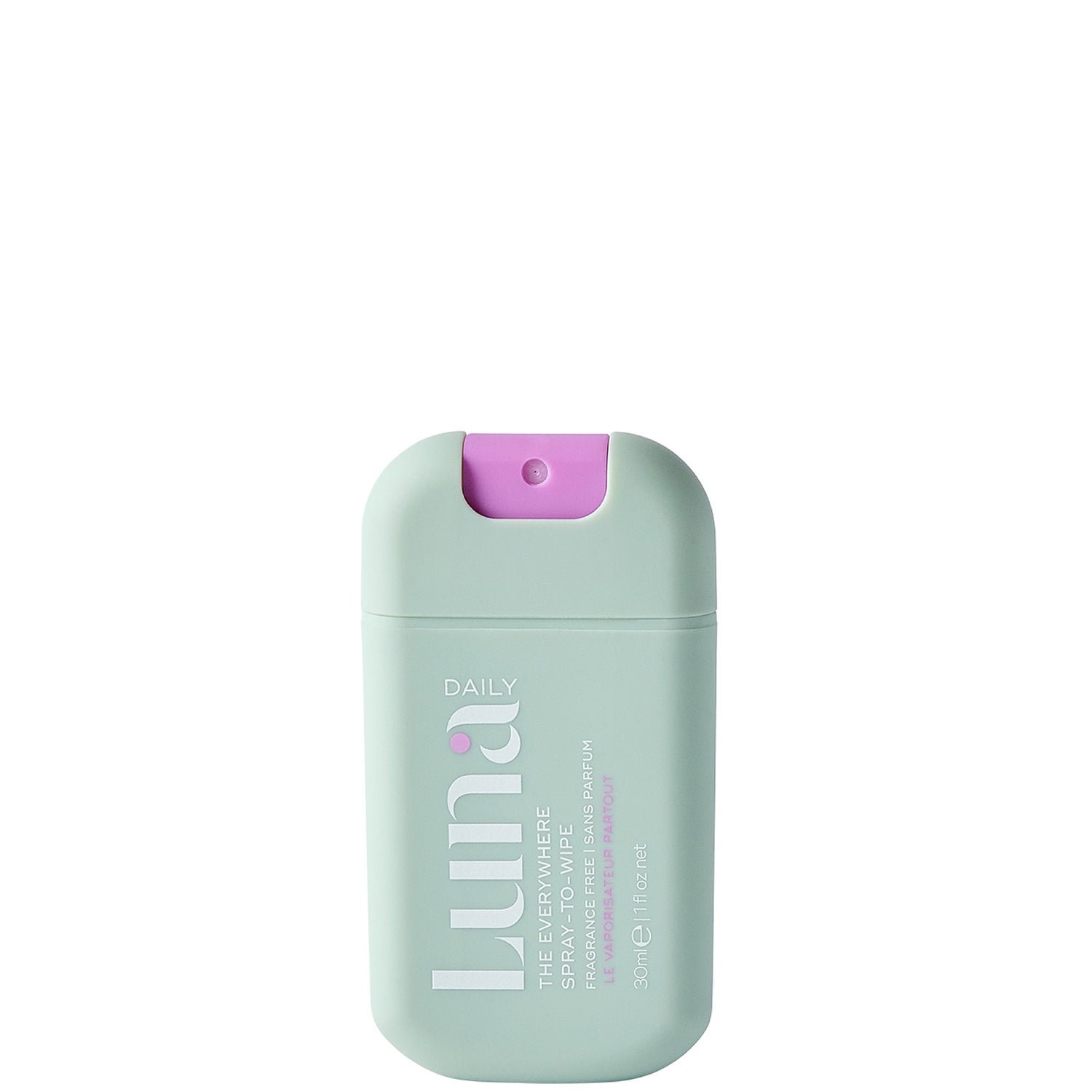 Luna Daily The Everywhere Spray-to-Wipe Fragrance Free 30ml