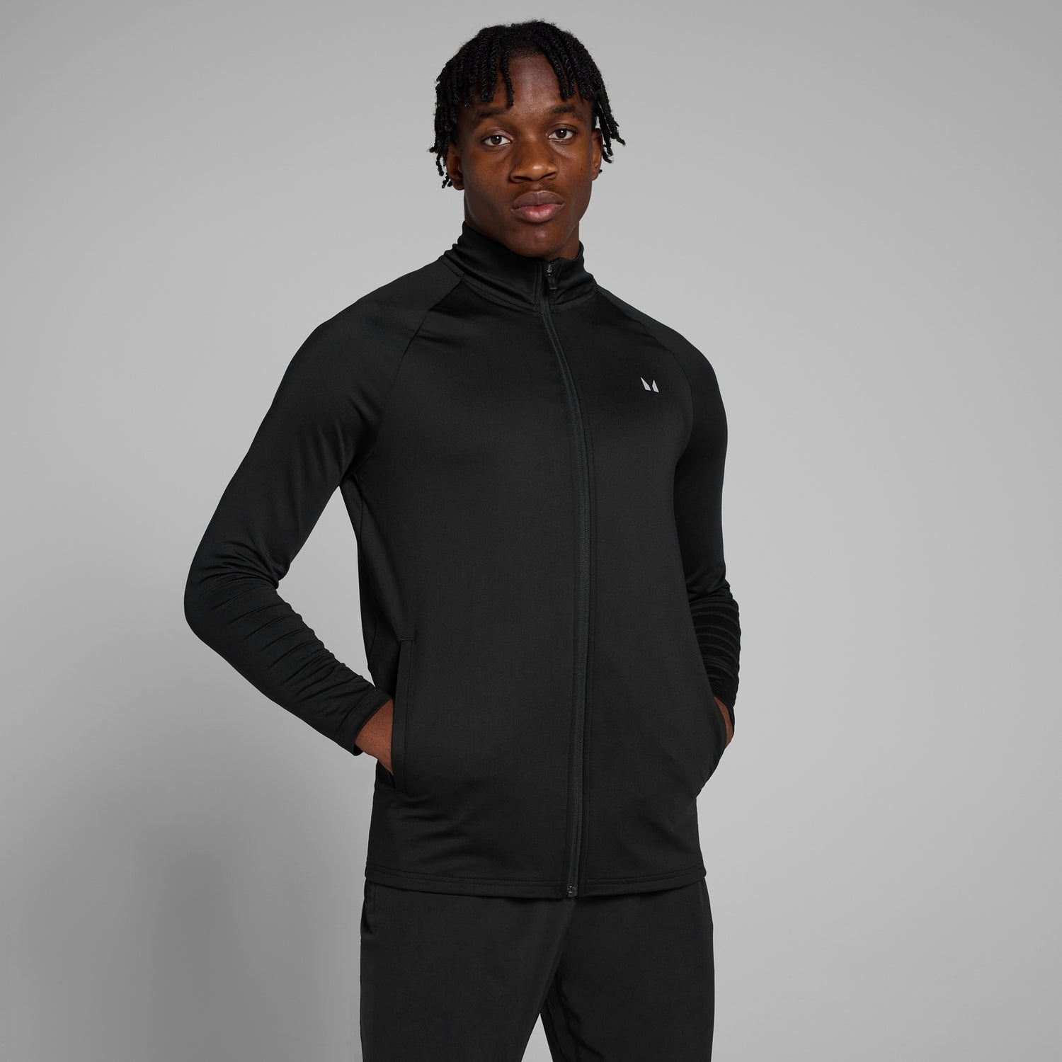 MP Men's Training Full Zip Track Top - Black - XS