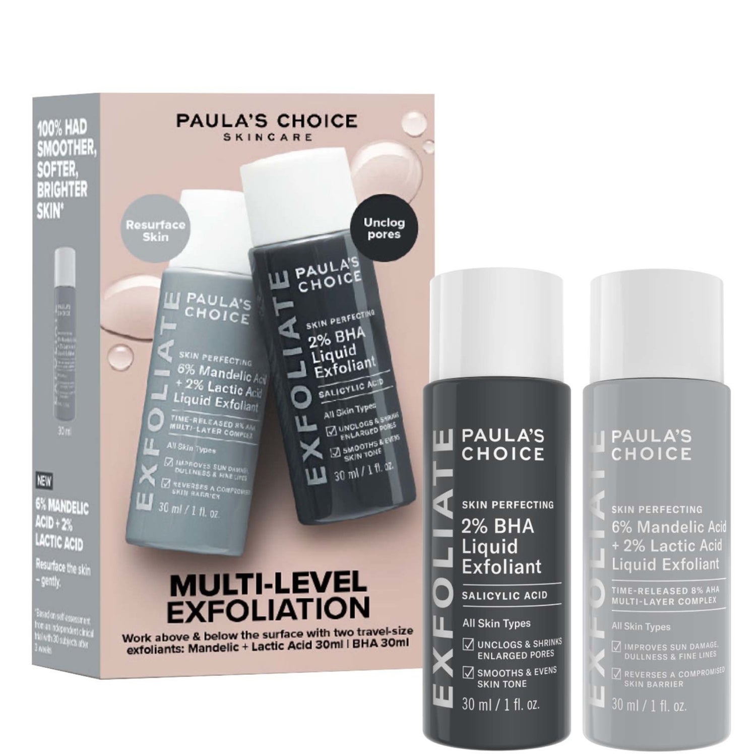 Paula's Choice Multi-Level Exfoliation Trial Kit (Worth £25.00)