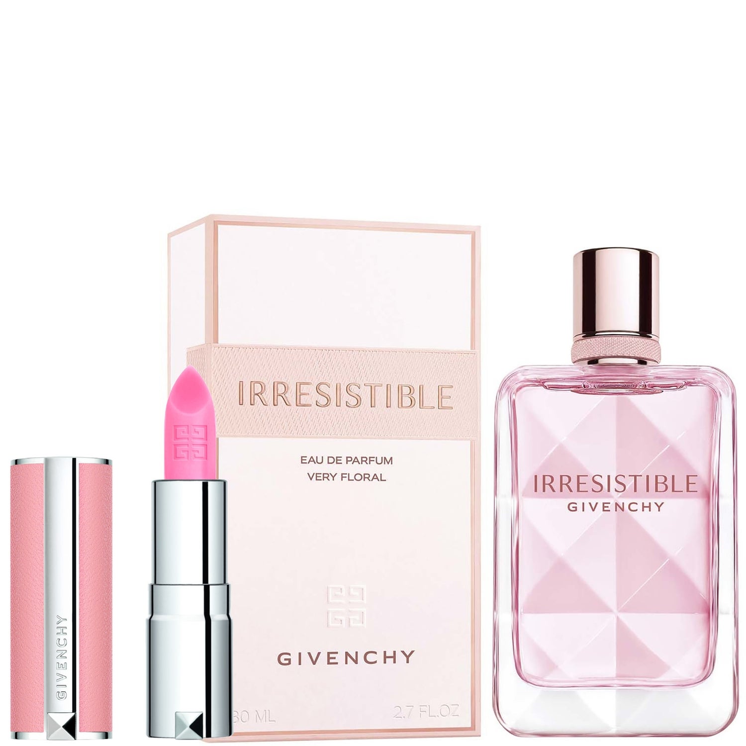 Givenchy Exclusive Irresistible Very Floral Eau de Parfum and Rose Perfecto Lipstick Duo