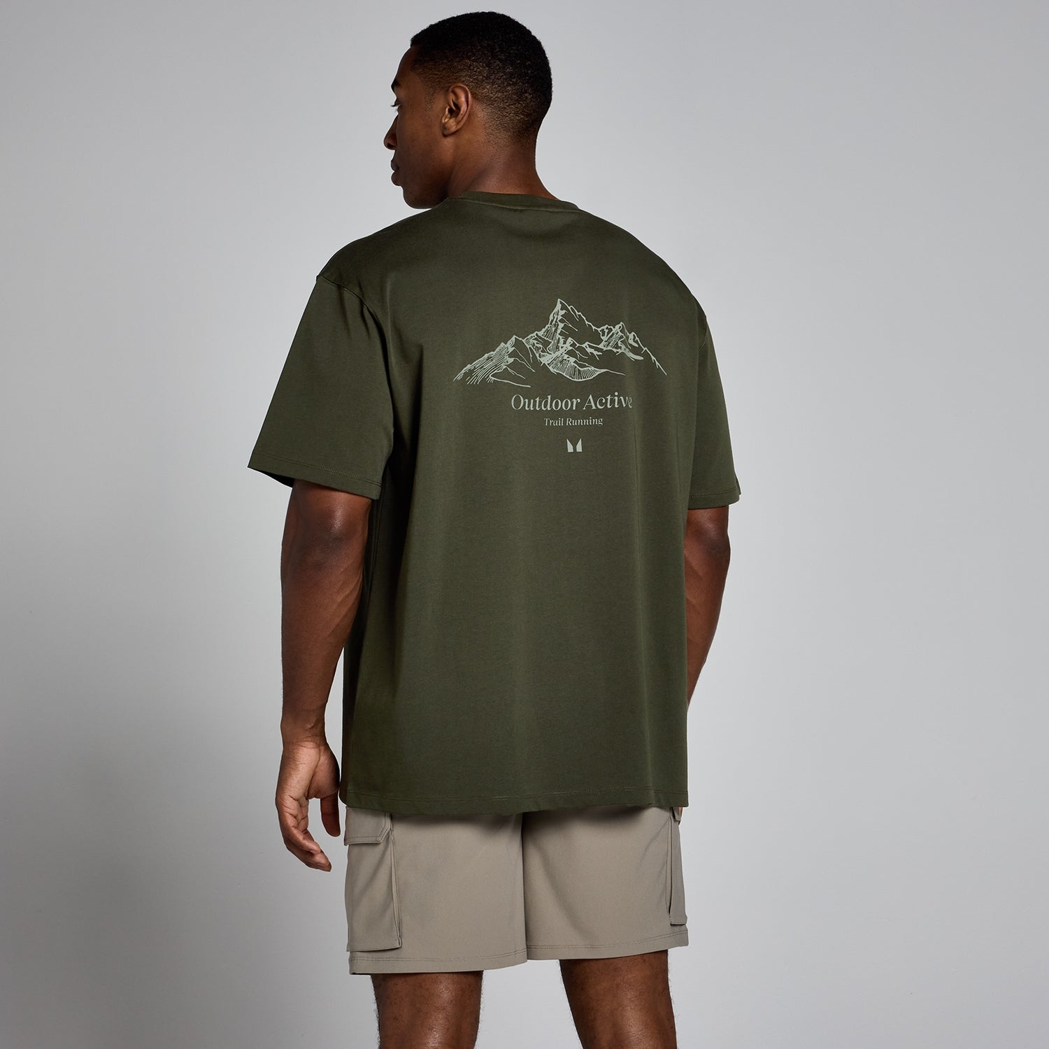 MP Men's Velocity Oversized T-Shirt - Forest Green