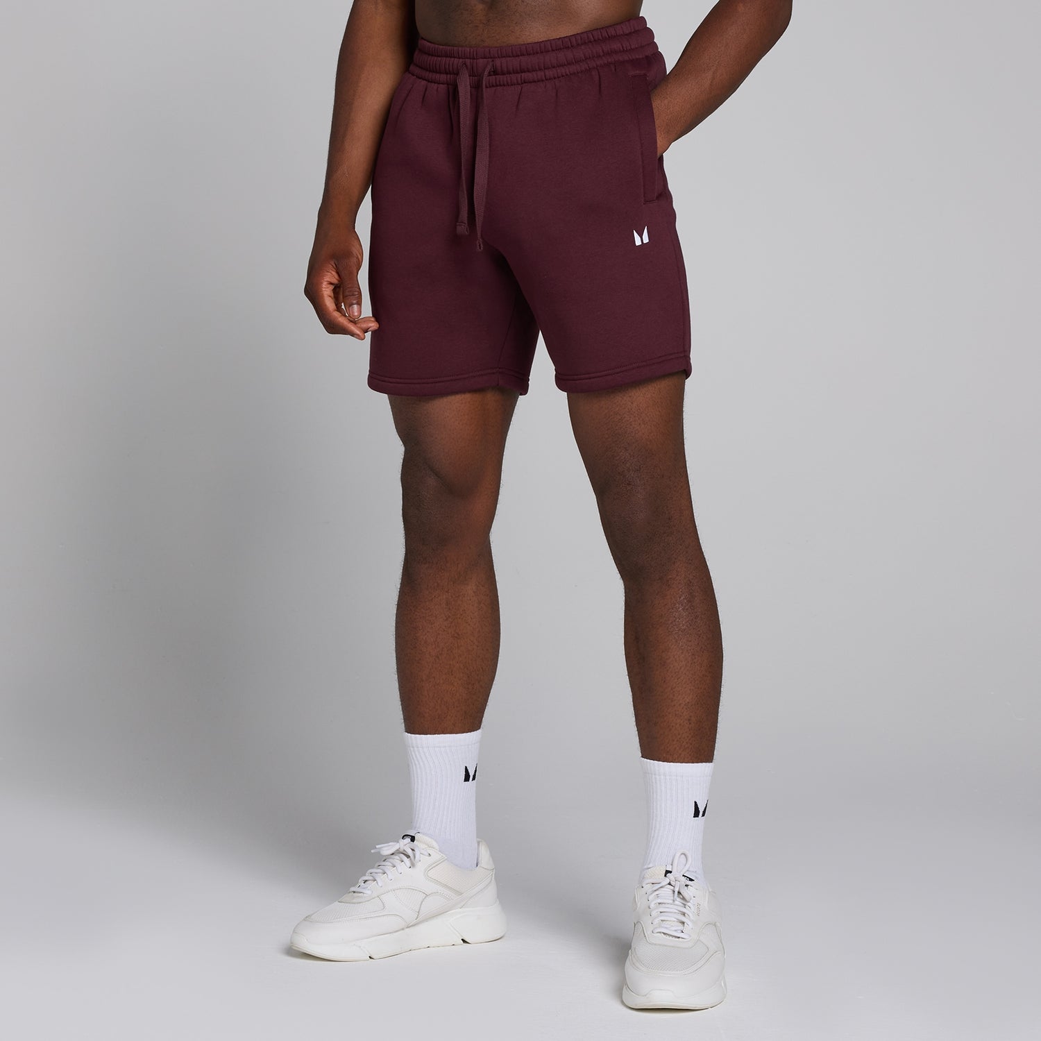 MP Herren Rest Day Sweatshorts – Dunkle Beere - XXL