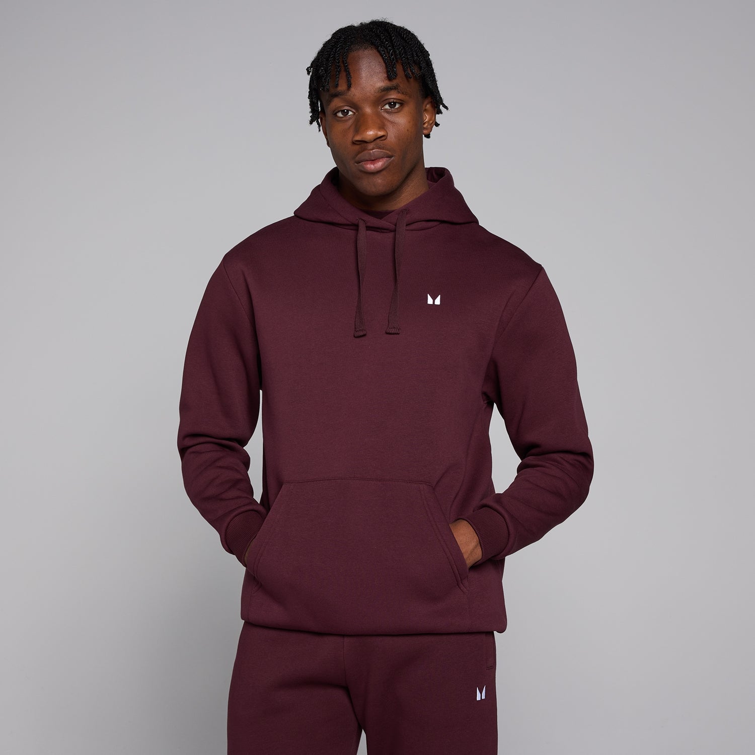 MP Men's Rest Day Hoodie - Deep Berry - L