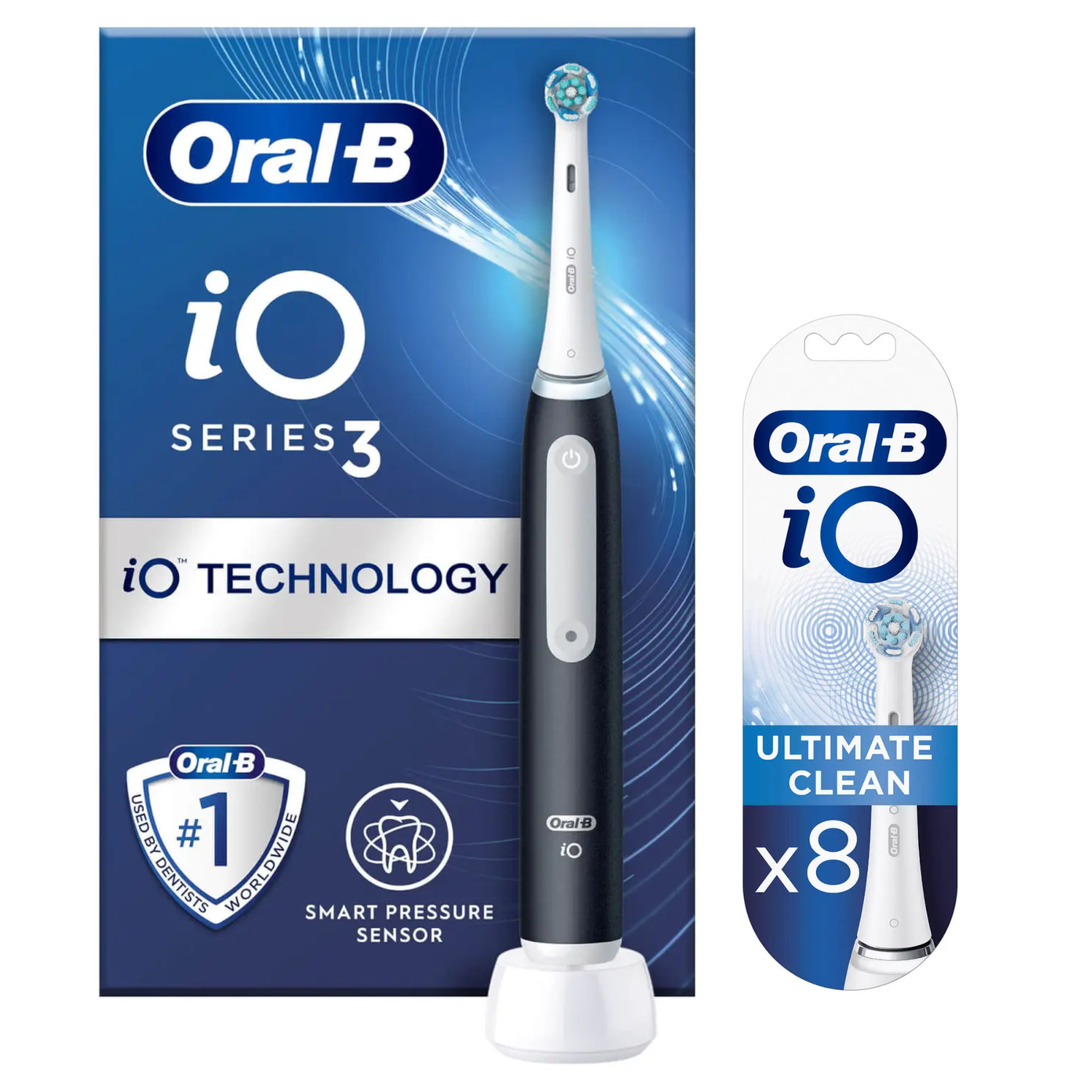 Oral-B iO3 Matte Black Electric Toothbrush