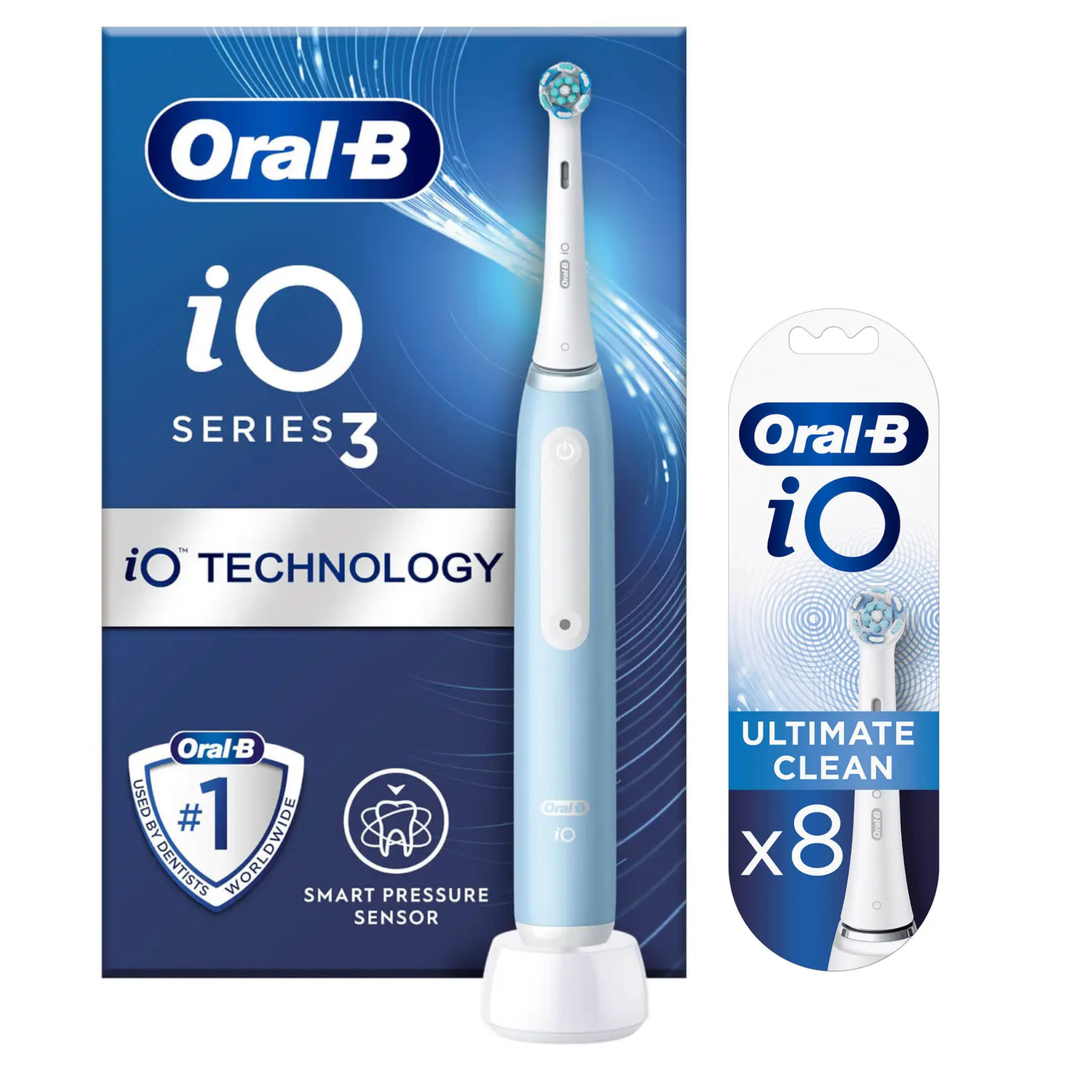 Oral-B iO3 Ice Blue Electric Toothbrush