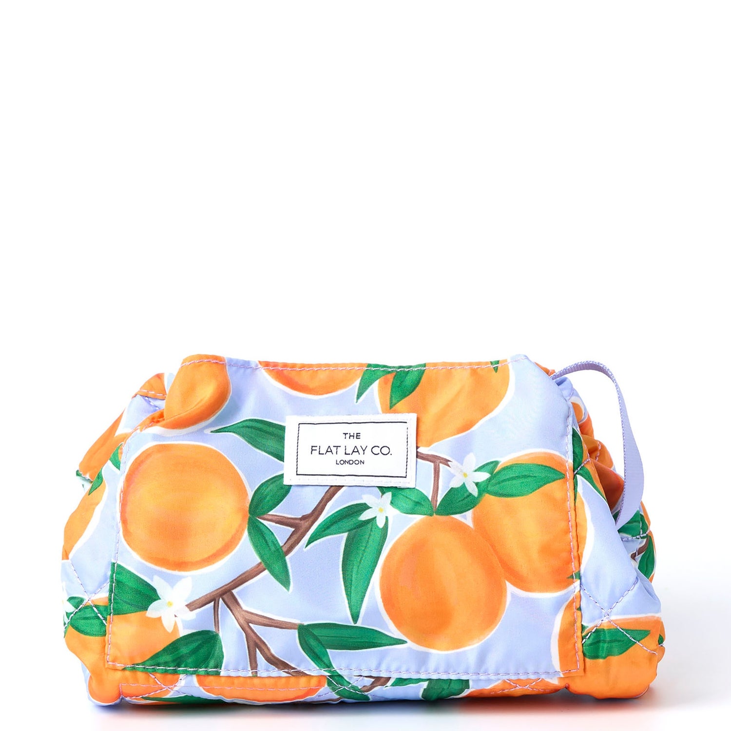 The Flat Lay Co. Drawstring Makeup Bag Mediterranean Oranges
