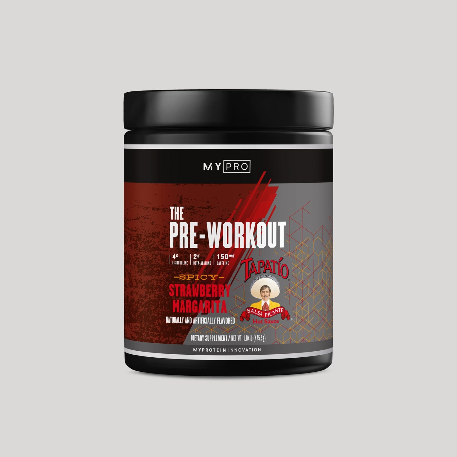 Myprotein x Tapatío THE Pre Workout - 30servings - Spicy Strawberry Margarita