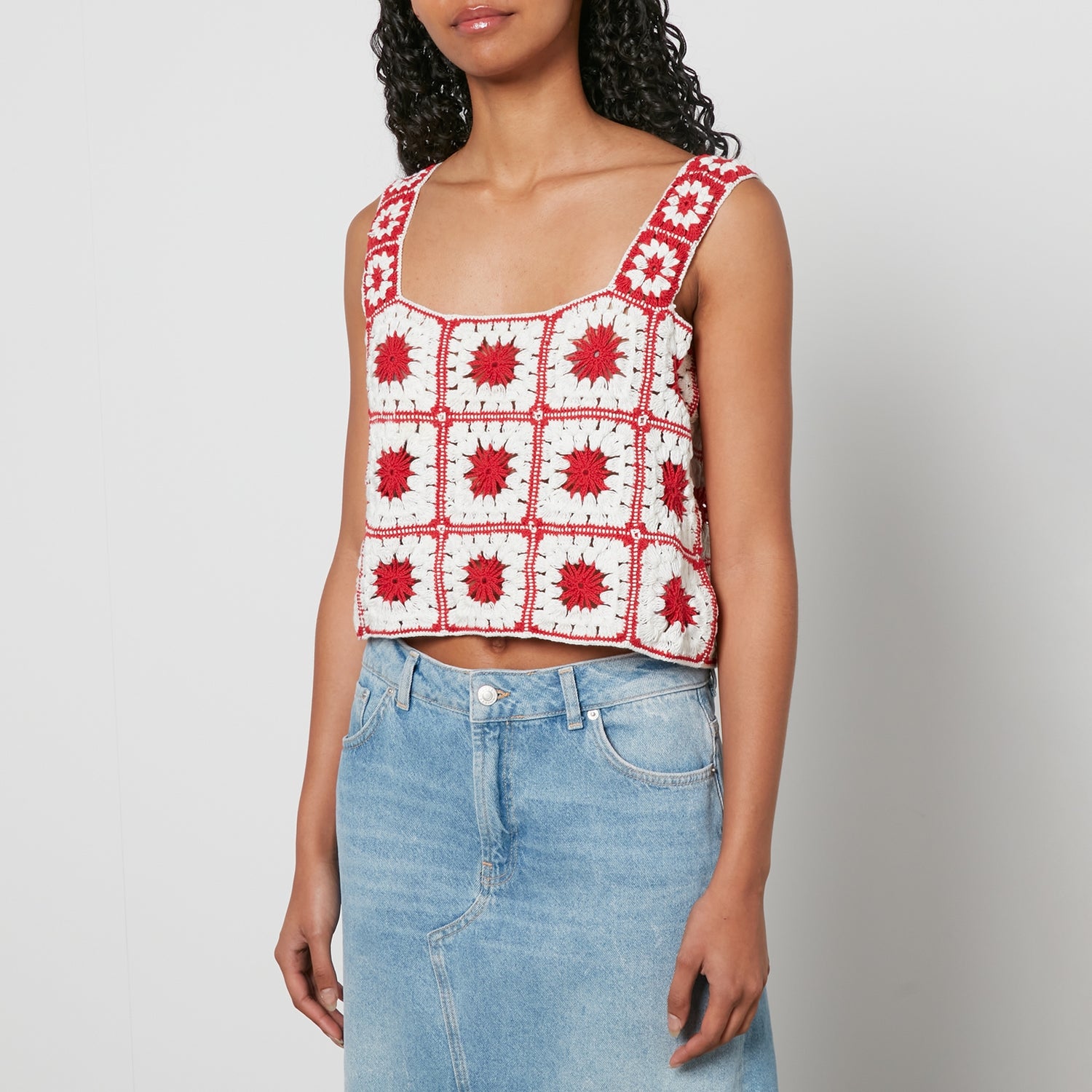 Nobody's Child Marcella Crocheted Top - L