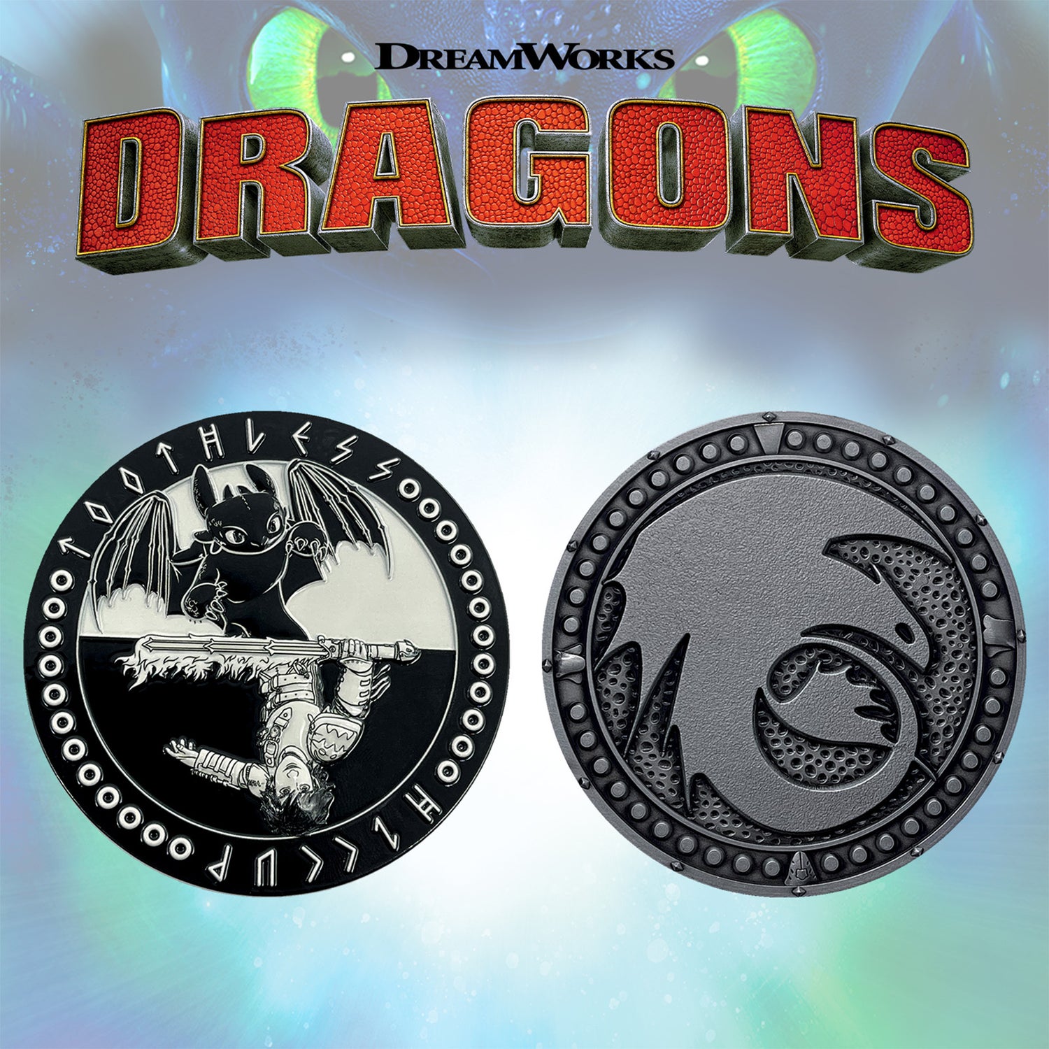 How To Train Your Dragon Limited Edition Medallion By Fanattik