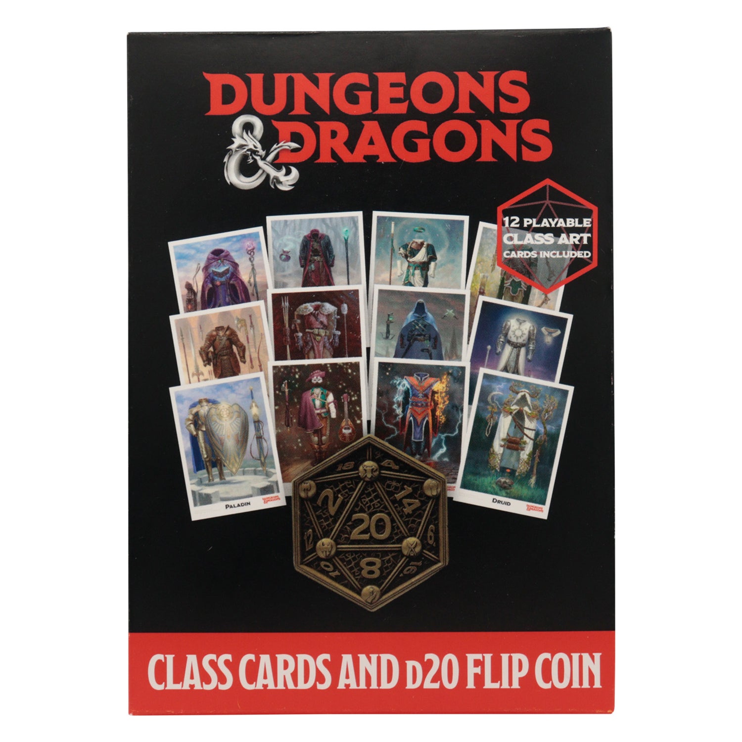 Dungeons & Dragons Coin And Class Card Set By Fanattik