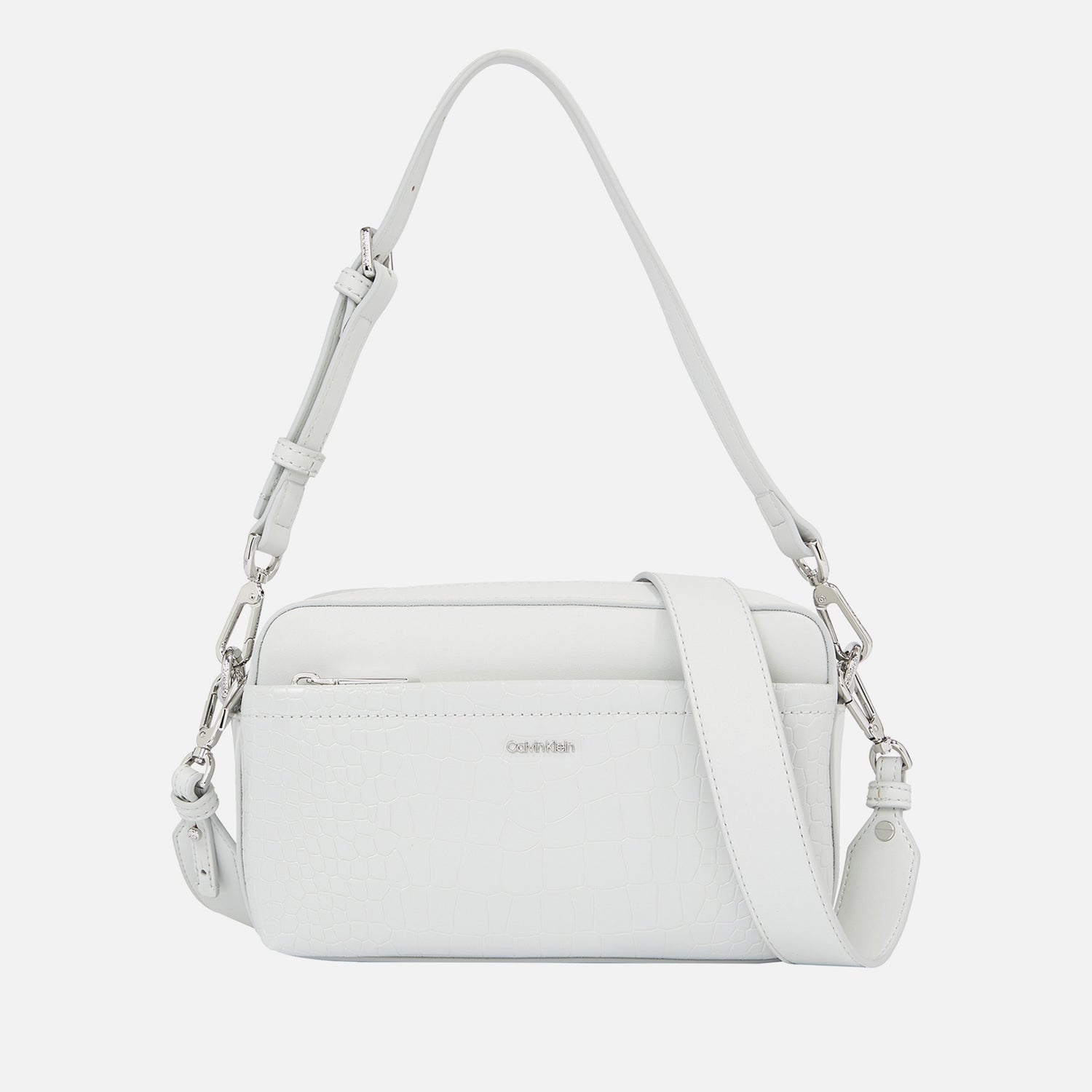 Calvin Klein CK Must Croc-Embossed Faux Leather Camera Bag