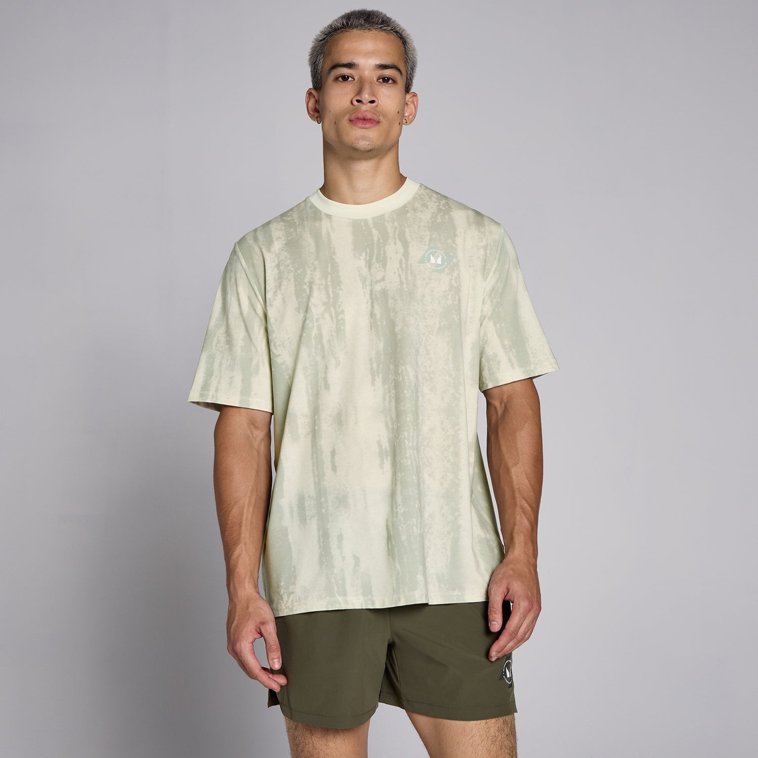 MP Men's Tempo Oversized T-Shirt - Barley Green - XS