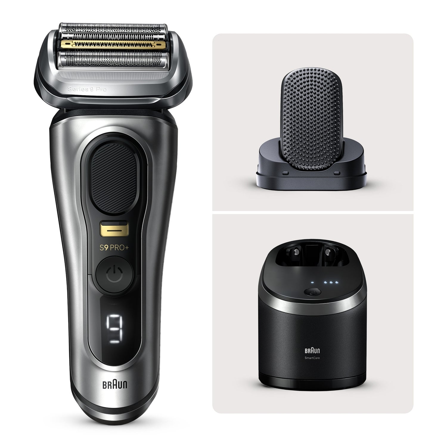 Braun Series Series 9 PRO+ Electric Shaver, ProComfort Head, SmartCare Center, 9597cc