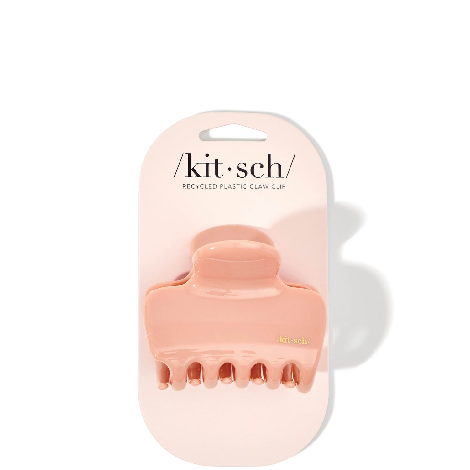 Kitsch Recycled Plastic Puffy Claw Clip - Rosewood 20g