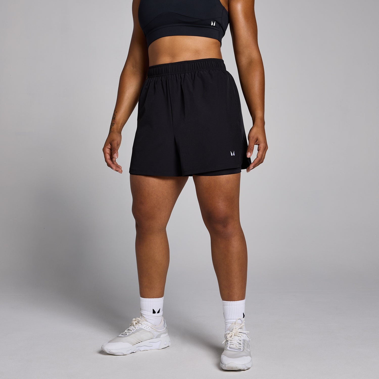MP Women's Training 2 in 1 Shorts - Black - XS