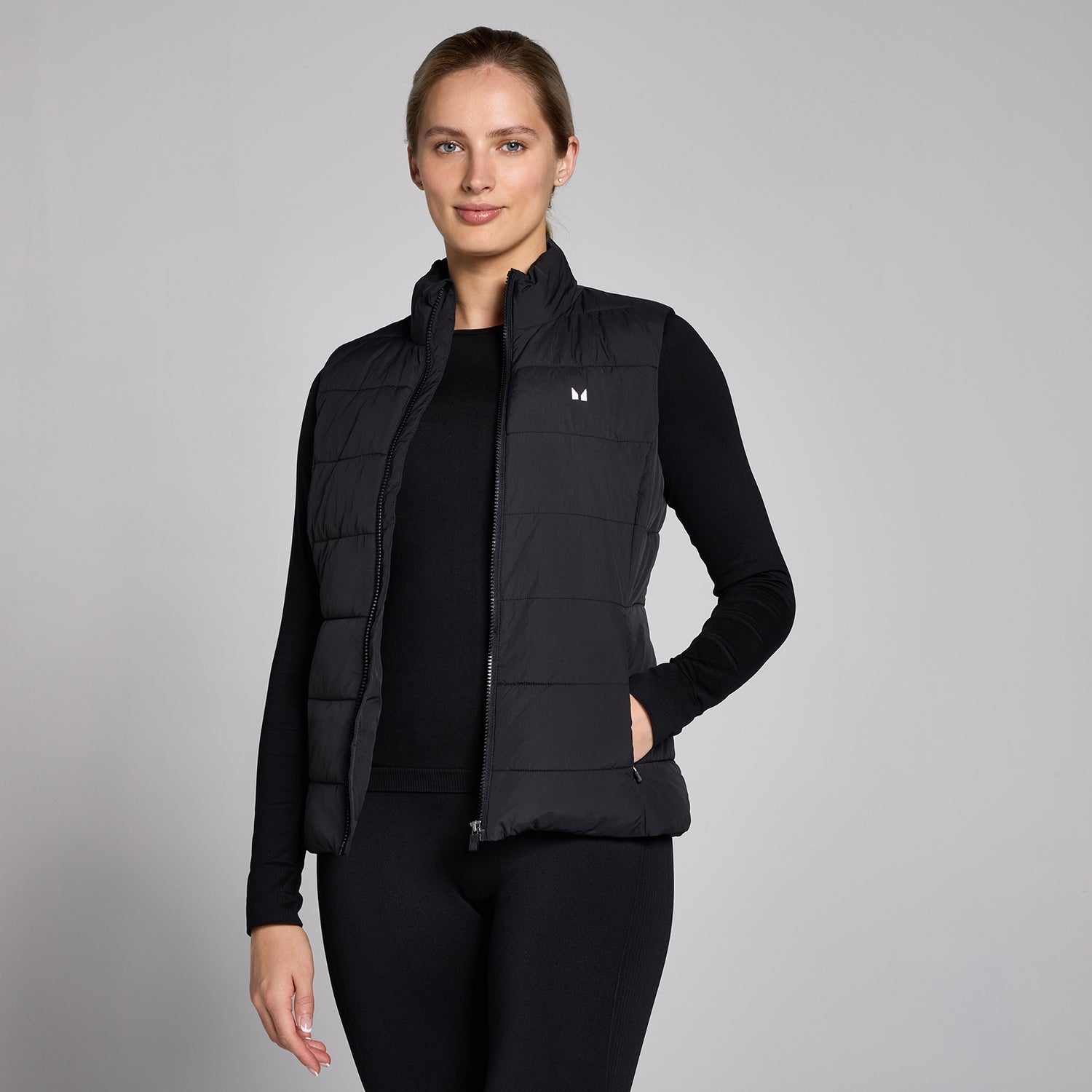 MP Women's Lightweight Puffer Gilet - Black