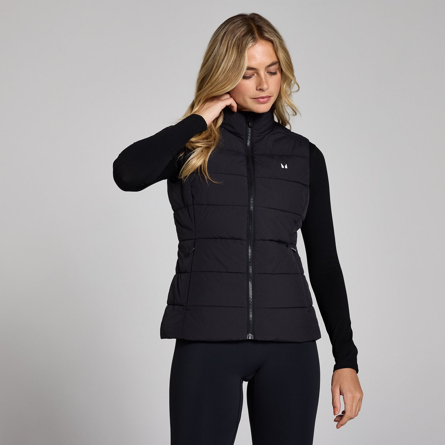 MP Women's Lightweight Puffer Gilet - Black