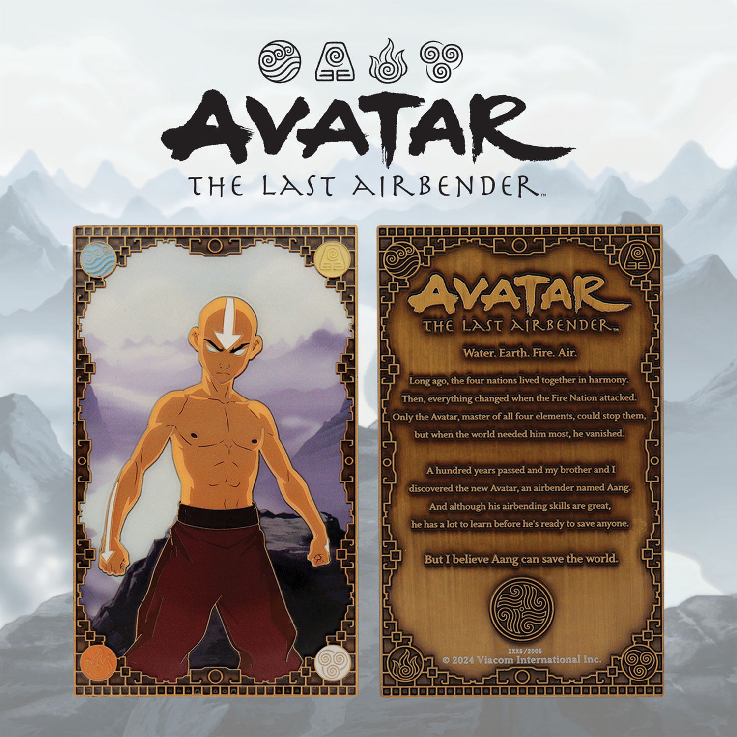 Avatar the Last Airbender Limited Edition Aang Ingot By Fanattik