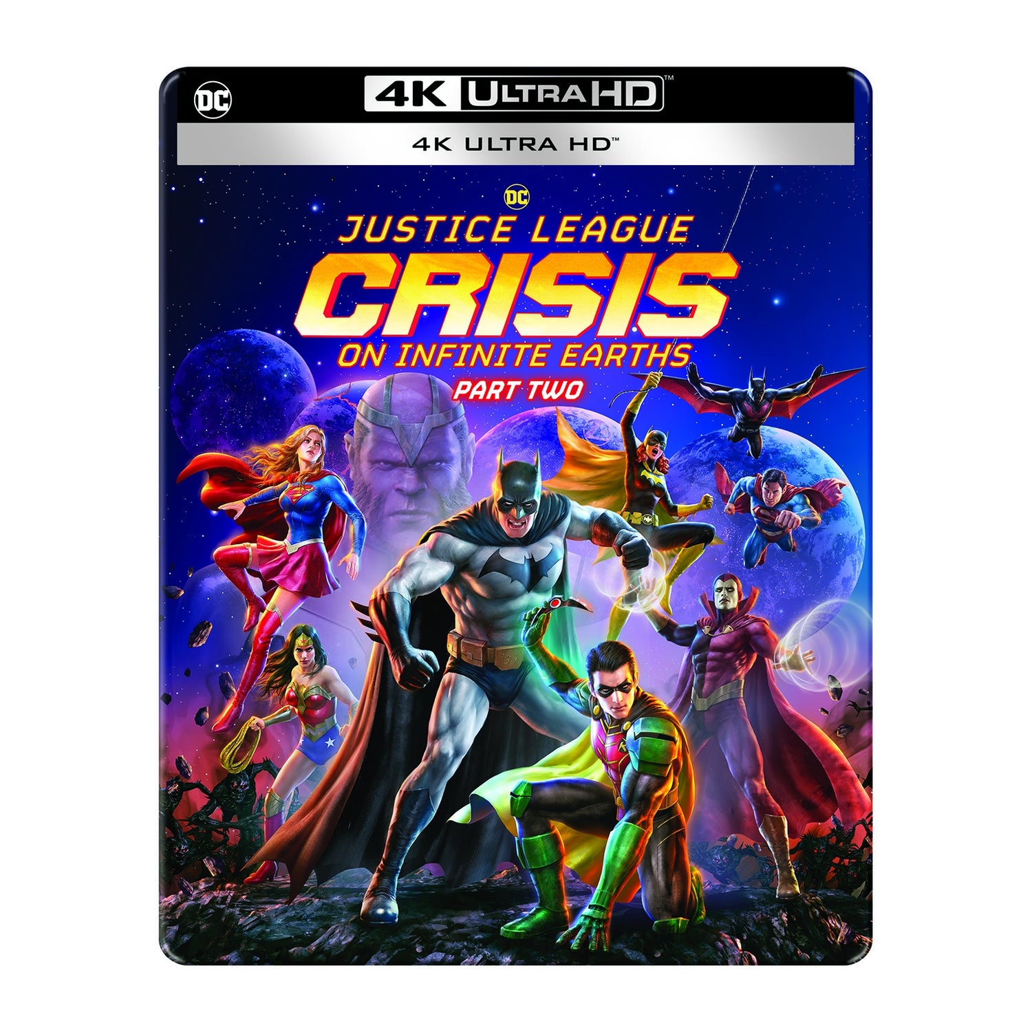 Justice League: Crisis on Infinite Earths - Part 2 SteelBook 4K Ultra HD (Includes Blu-ray)