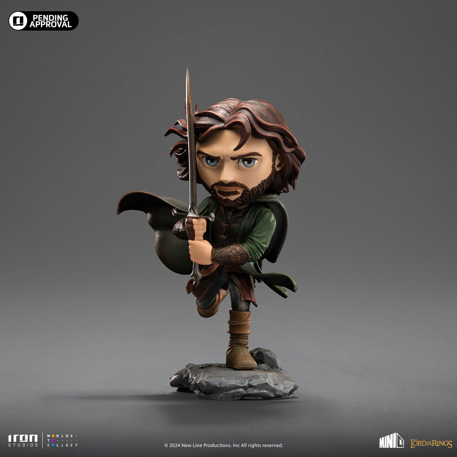 Iron Studios The Lord of The Rings Aragorn Minico Limited Edition Figure (6.6")