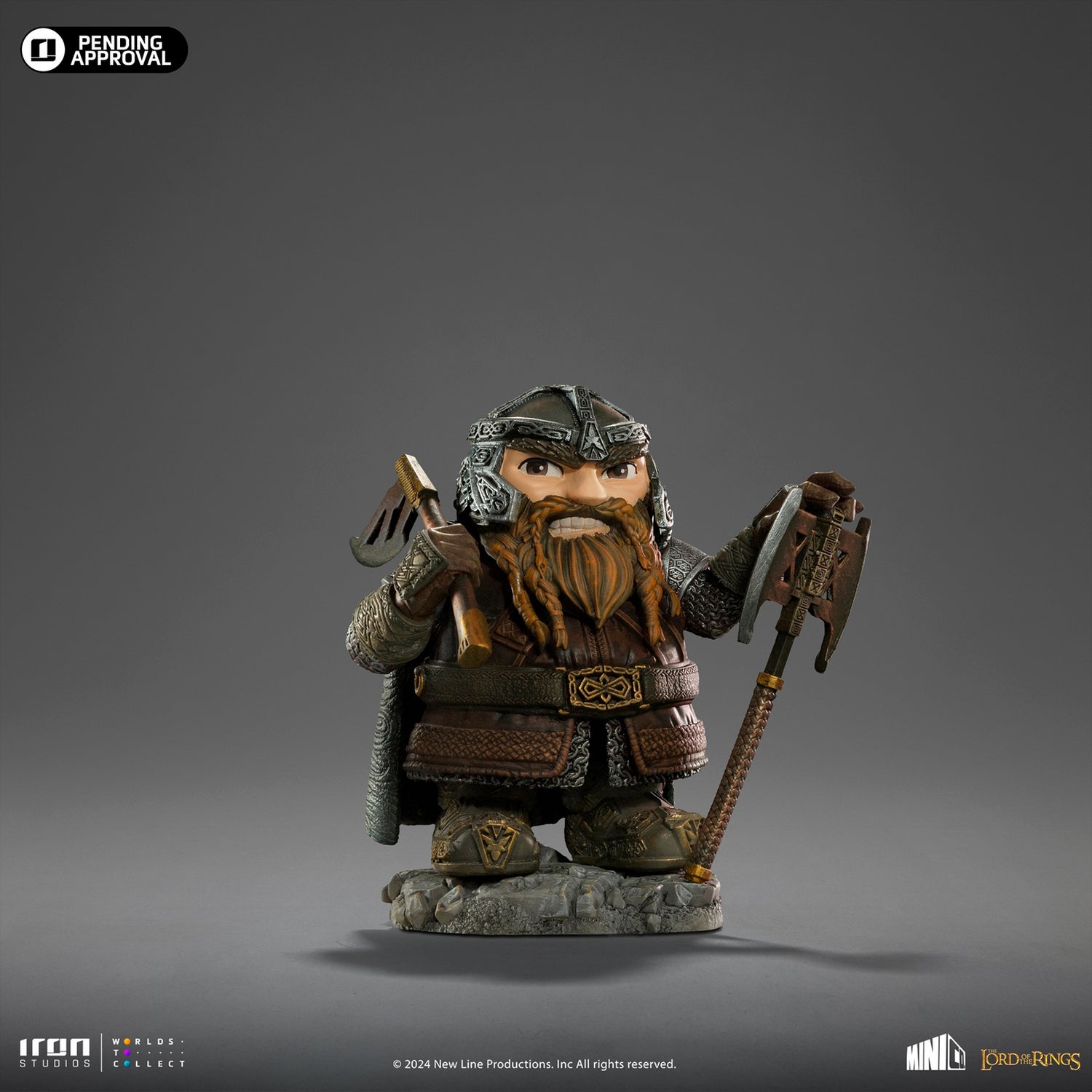 Iron Studios The Lord of The Rings Gimli Minico Limited Edition Figure (4.6")