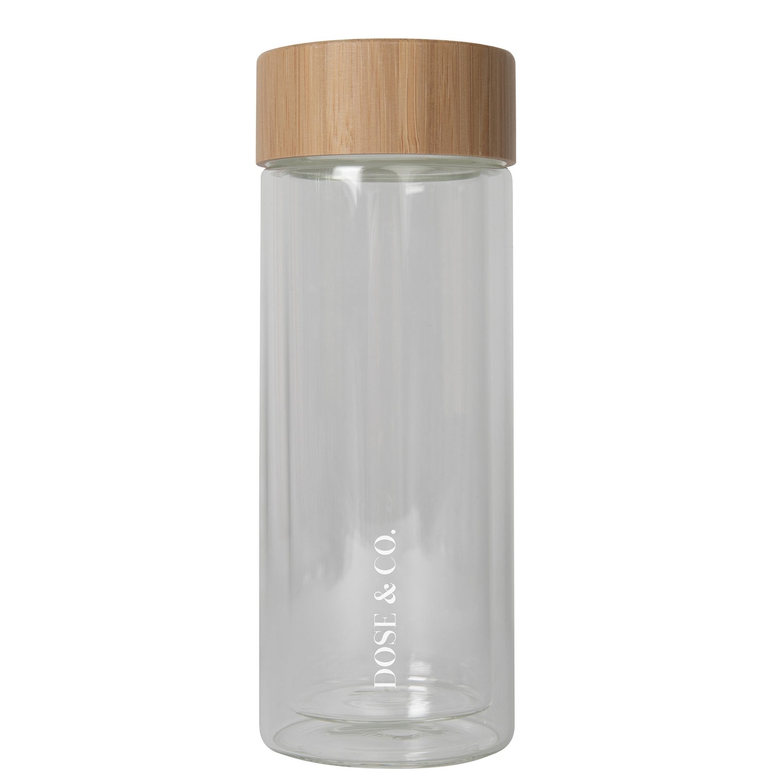 Dose & Co Glass Drinking Bottle