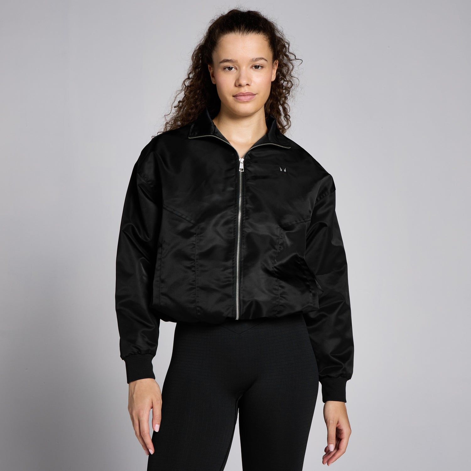 Veste bombardier en nylon MP Lifestyle pour femmes – Noir - XS