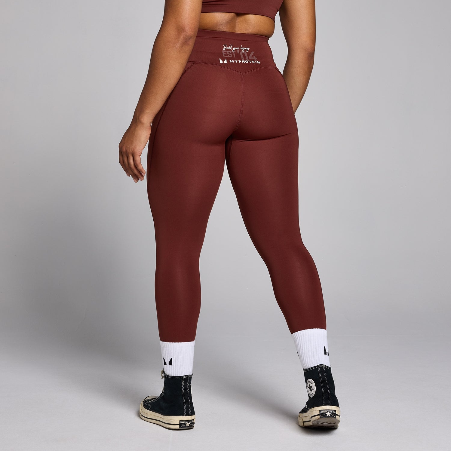 MP Women's Origin Graphic Training Leggings - Firebrick - XS