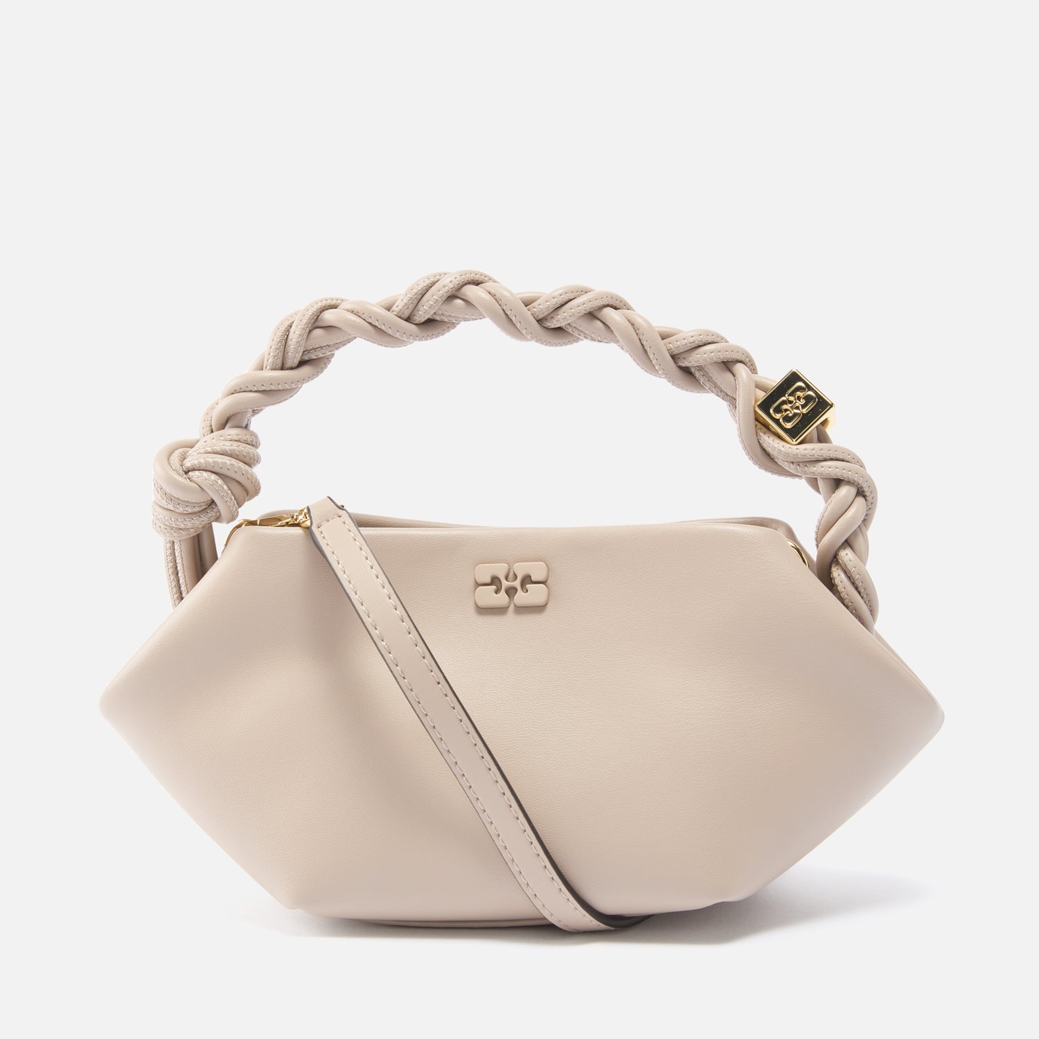 Ganni Bou Recycled Leather and Faux Leather Bag