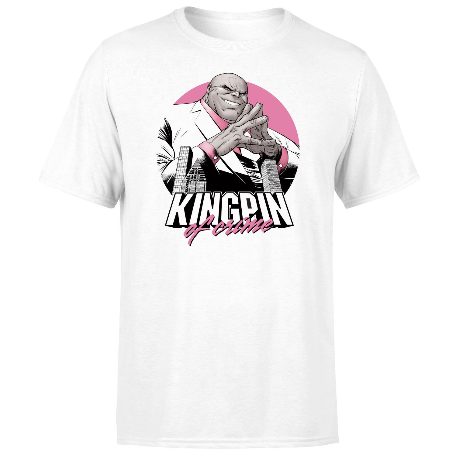 Kingpin Crime City Men's T-Shirt - White