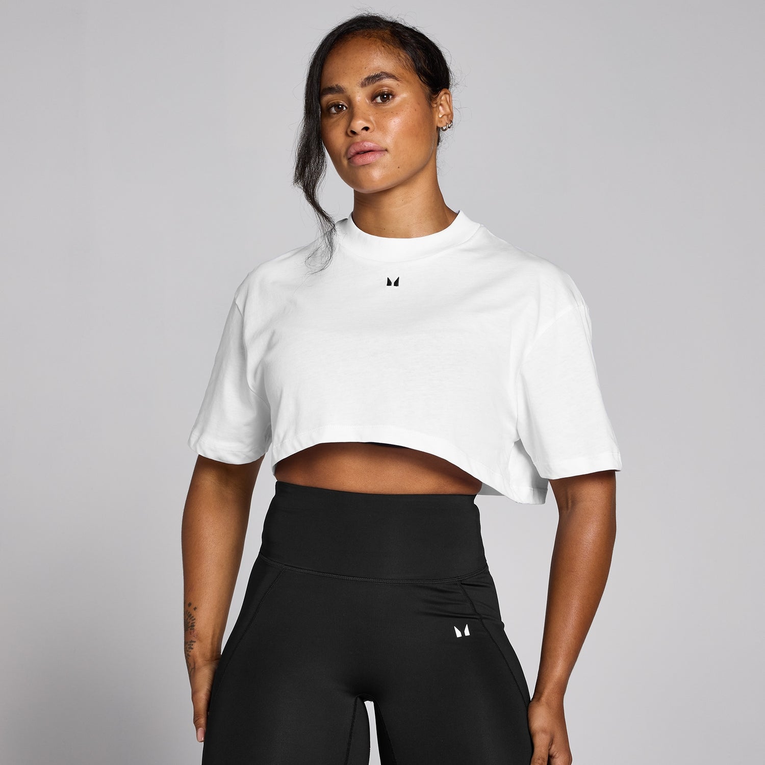 MP Women's Origin Crop Graphic T-Shirt - White