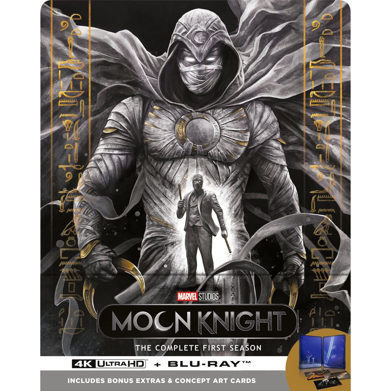 Marvel's Moon Knight SteelBook 4K Ultra HD & Blu-ray (Disney+ Original includes ArtCards)