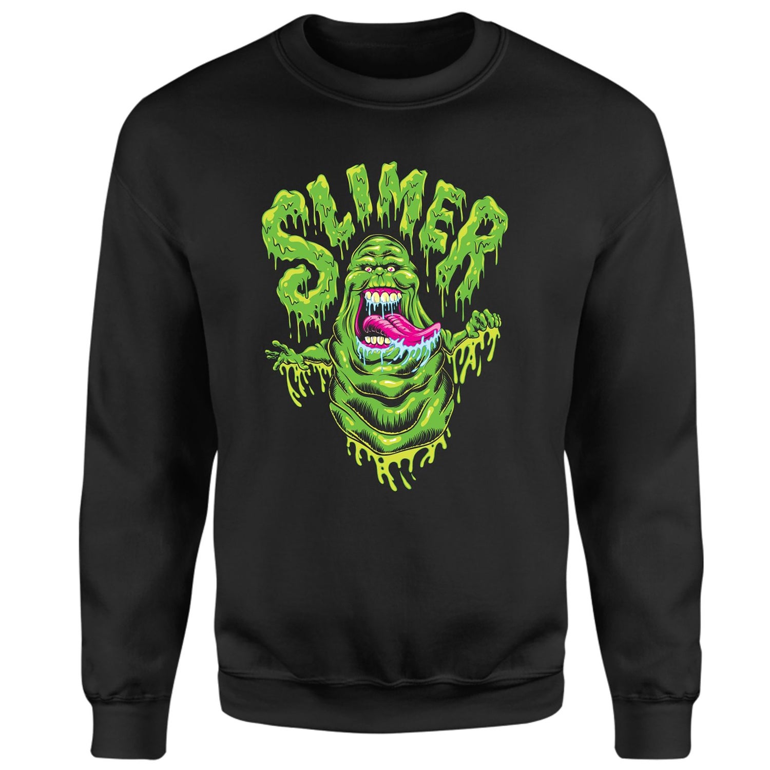 Ghostbusters Slimer Sweatshirt - Black