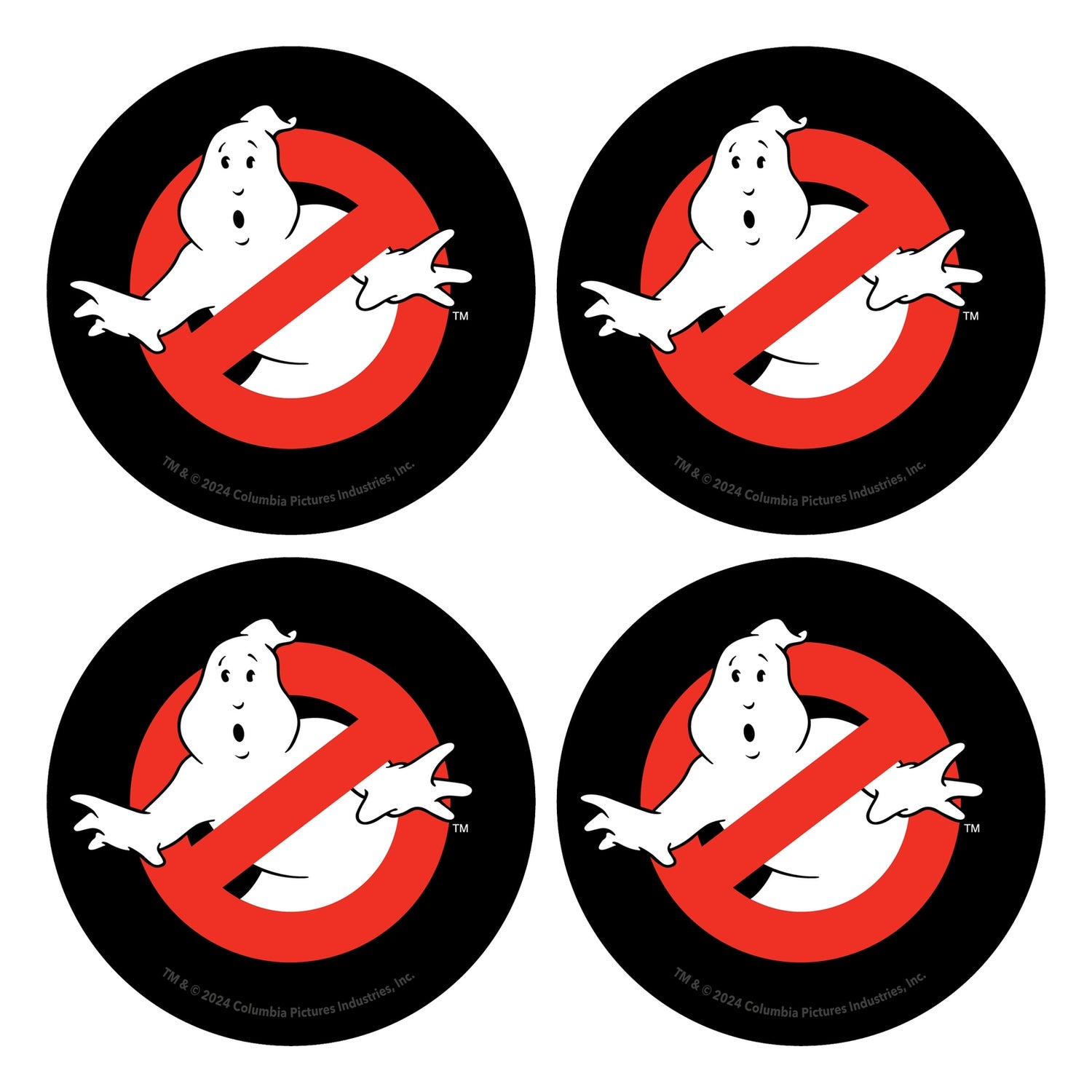 Ghostbusters Classic Logo Round Coaster Set
