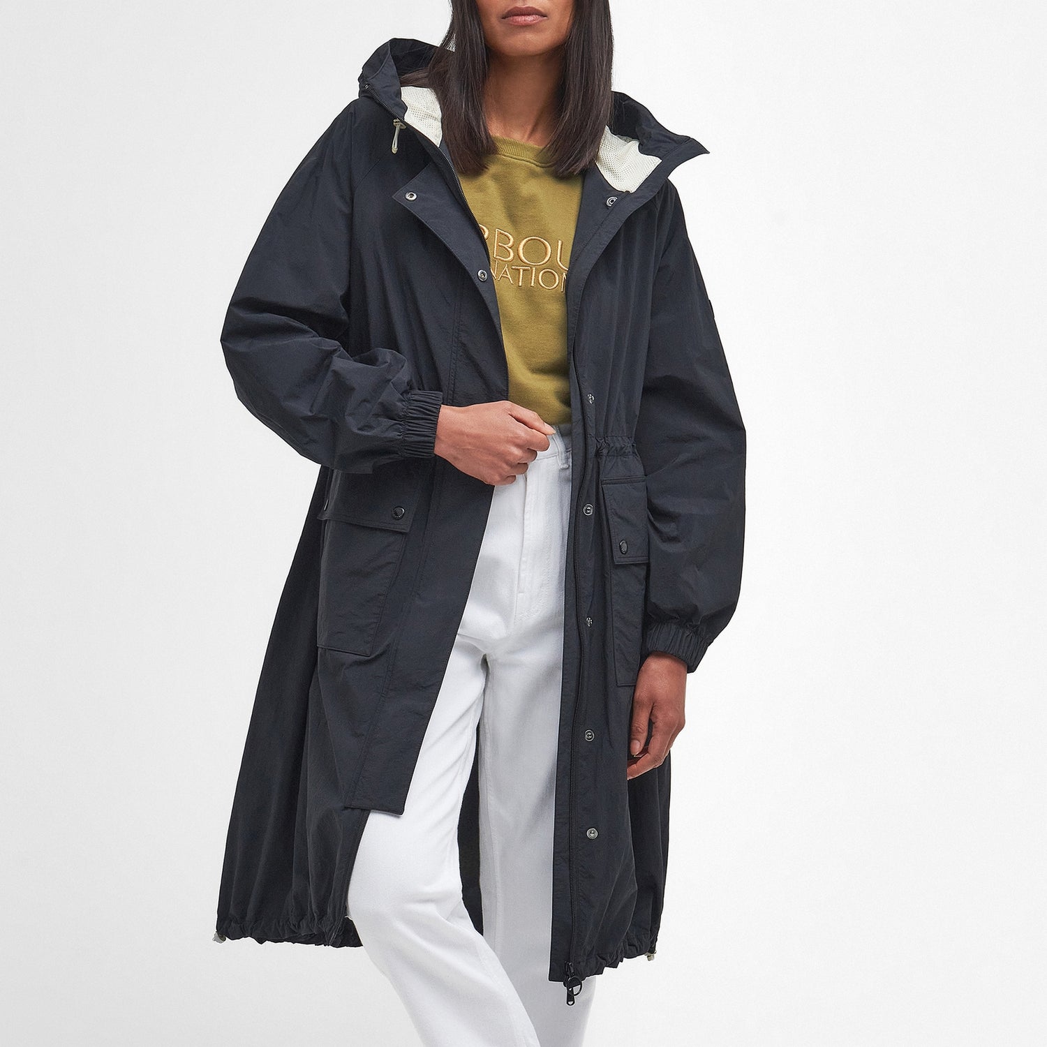 Barbour International Varona Shell Parka Showerproof Jacket