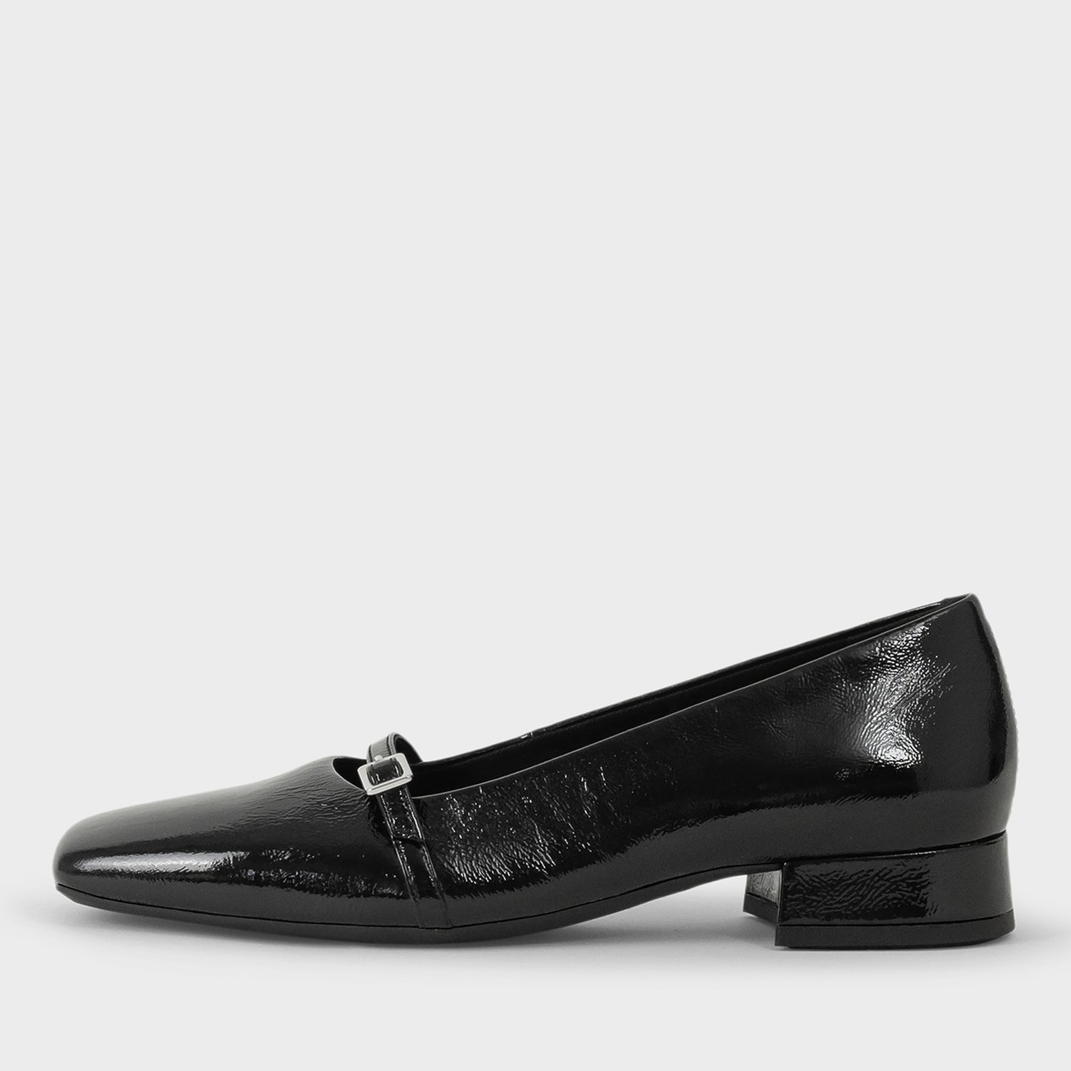 Vagabond Debbi Patent Leather Block Heels - UK 3