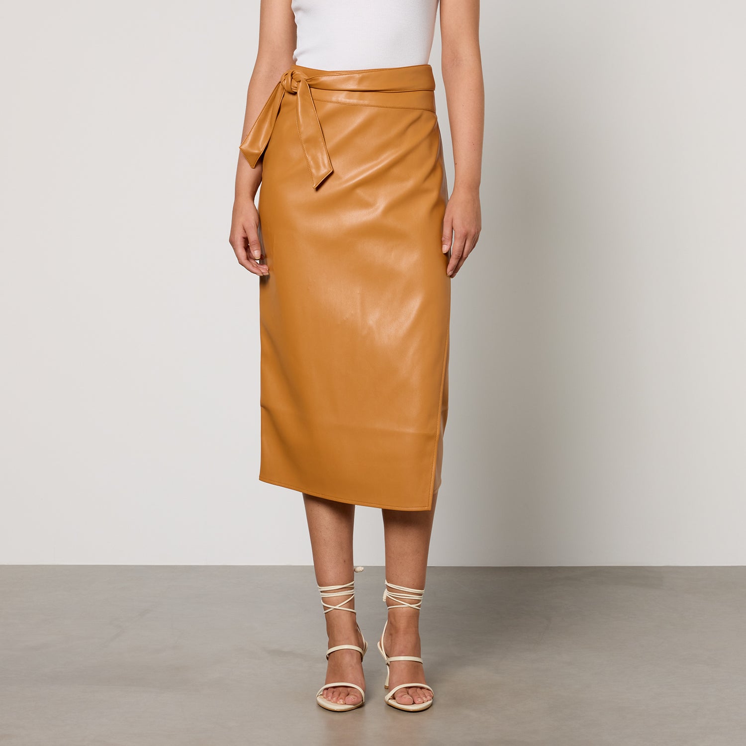 Never Fully Dressed Jaspre Vegan Leather Skirt - UK 6