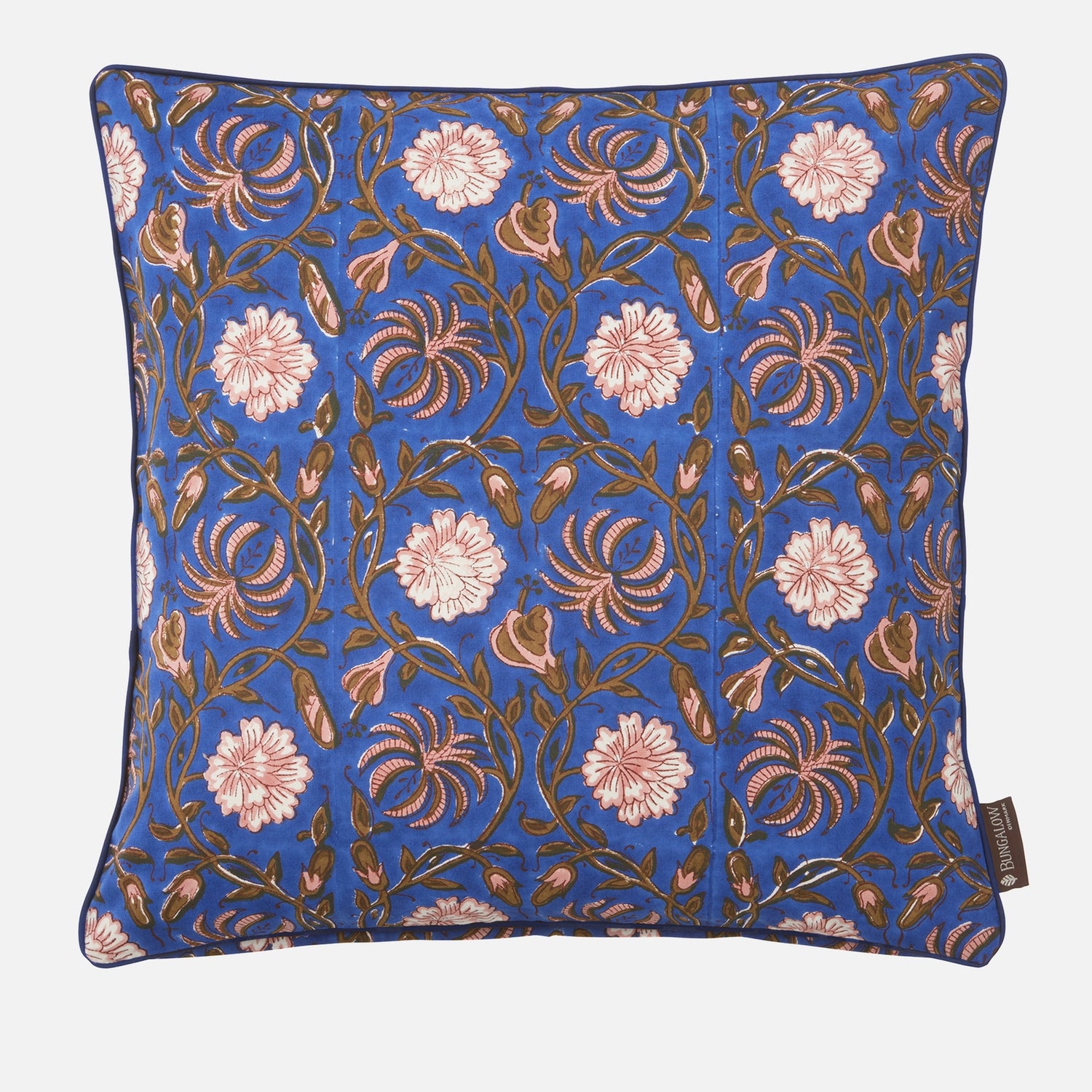 Bungalow Denmark Cushion Cover 50x50cm Leela Indigo TheHut