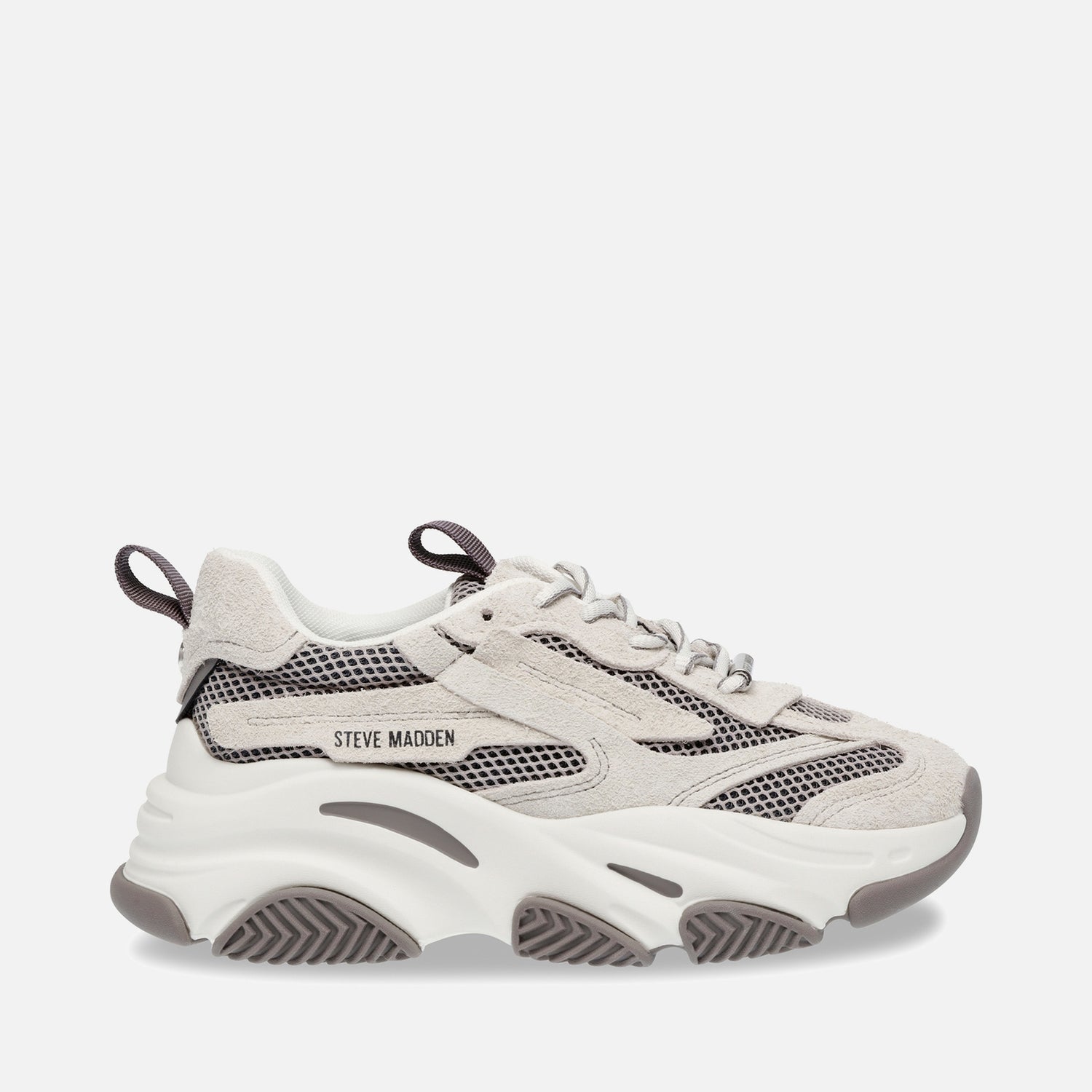 Steve Madden Women's Possession-E Faux Suede Trainers - UK 3