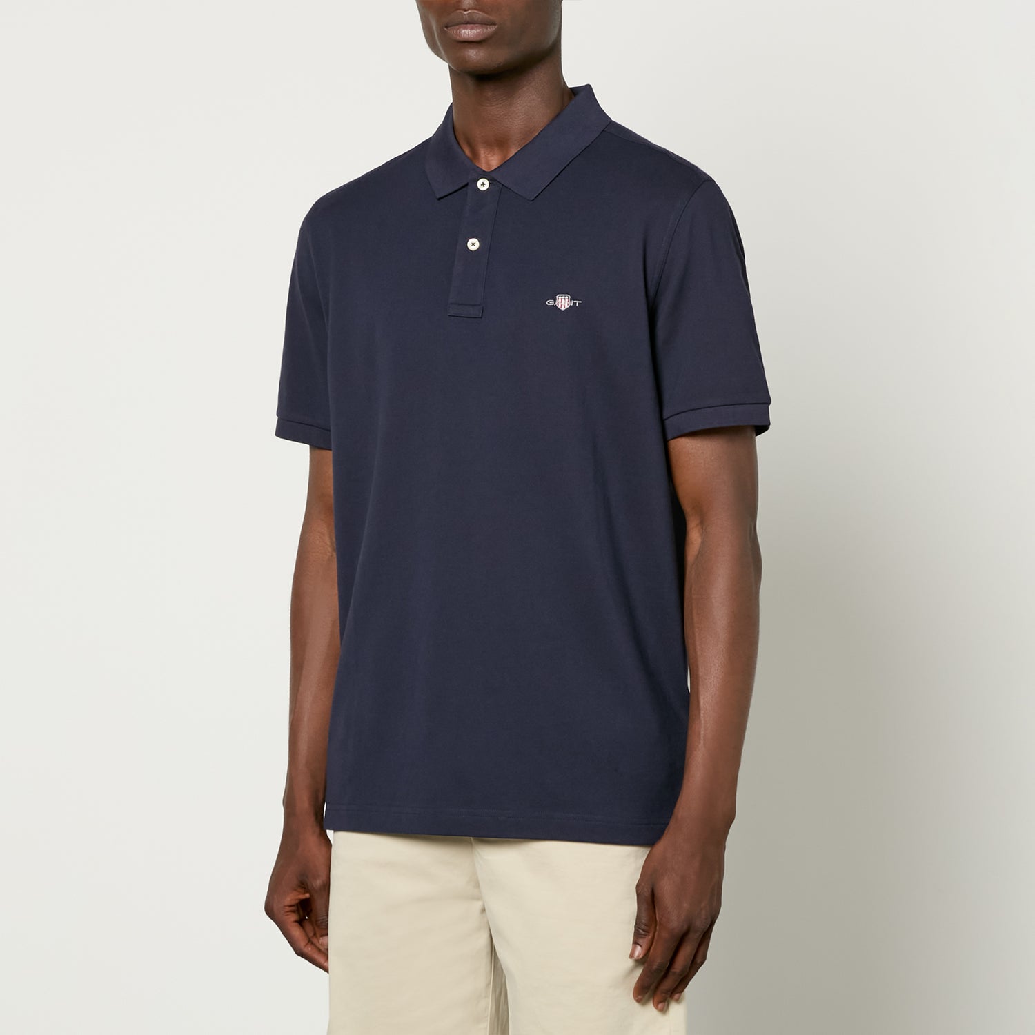 GANT Shield Cotton Piqué Polo Shirt - S