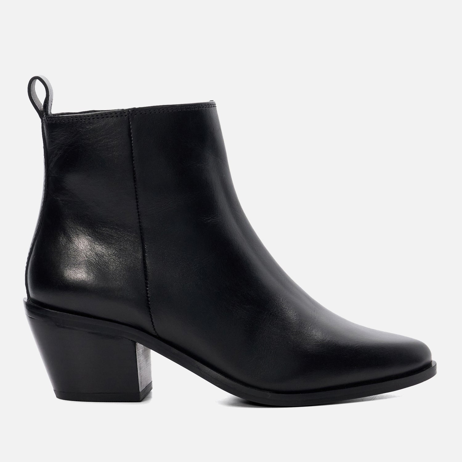 Dune London Women's Papz Leather Heeled Boots - UK 6
