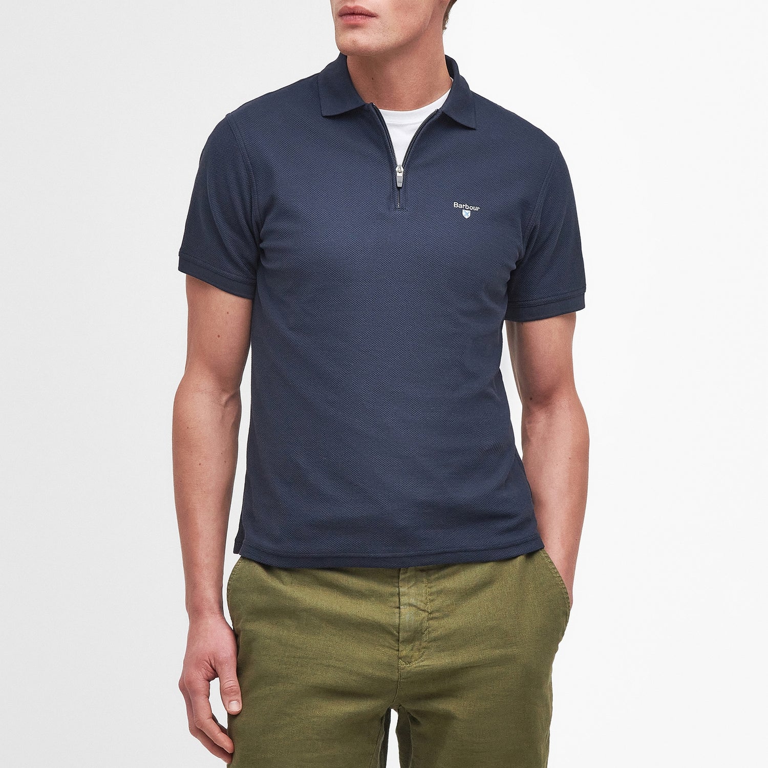 Barbour Heritage Wadworth Cotton-Piqué Polo Shirt - S